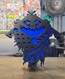 American Flag Punisher Skull Hitch Cover