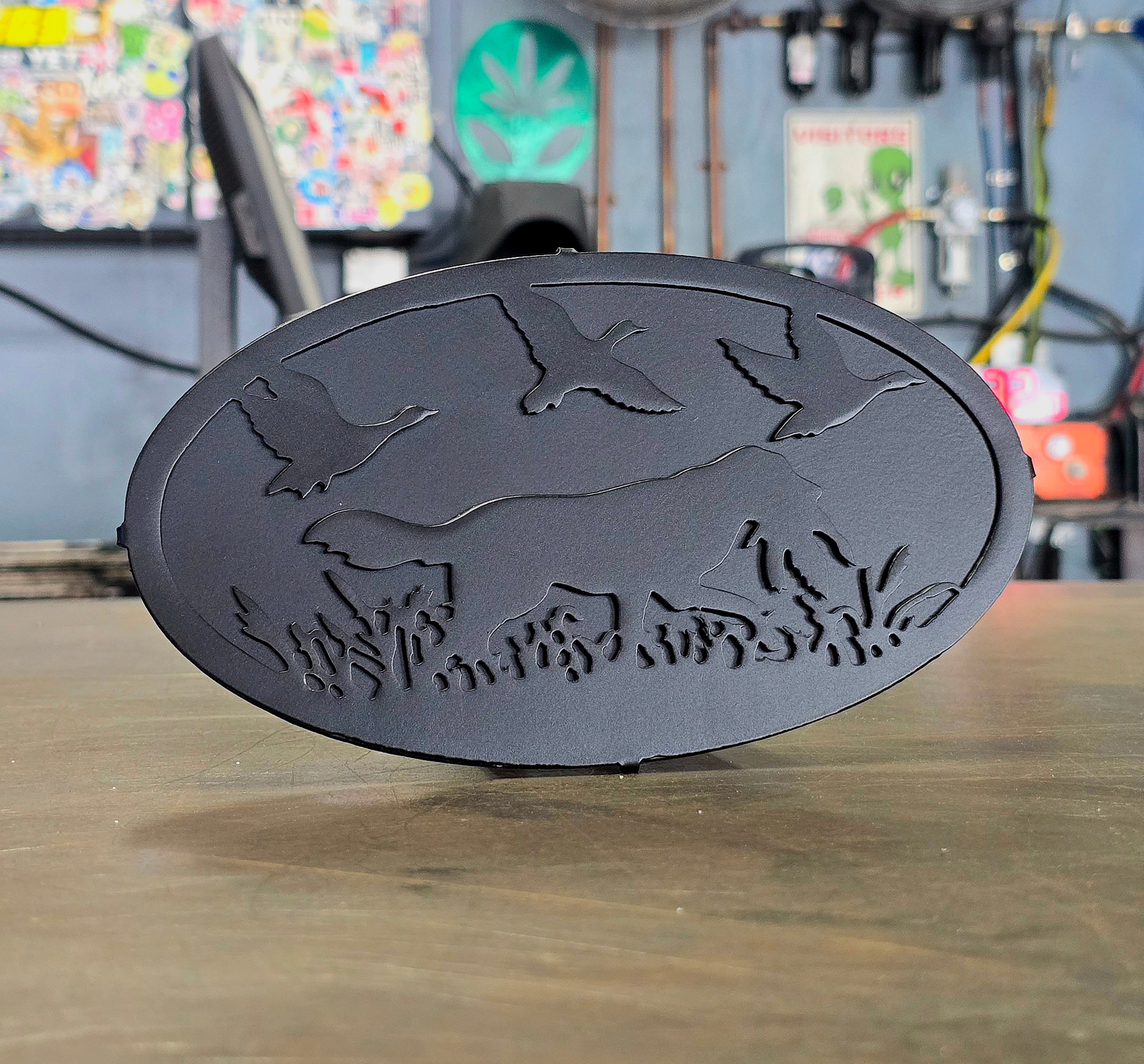 German Shorthaired Pointer & Pheasants Hitch Cover