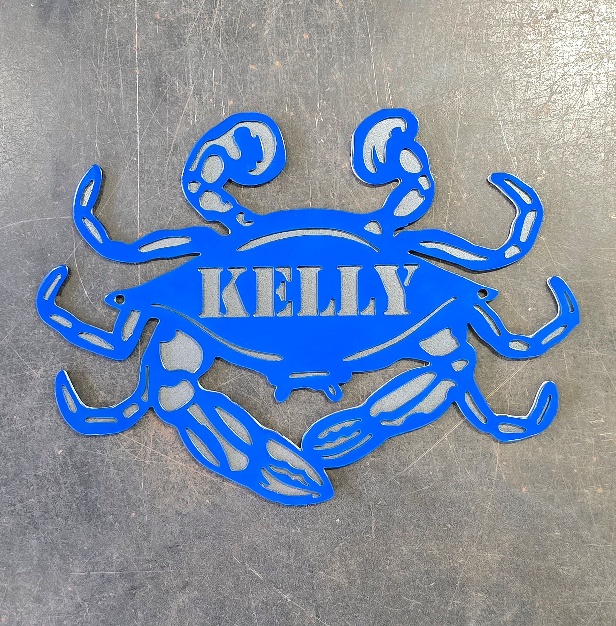 Ocean Blue & Gunmetal Metallic