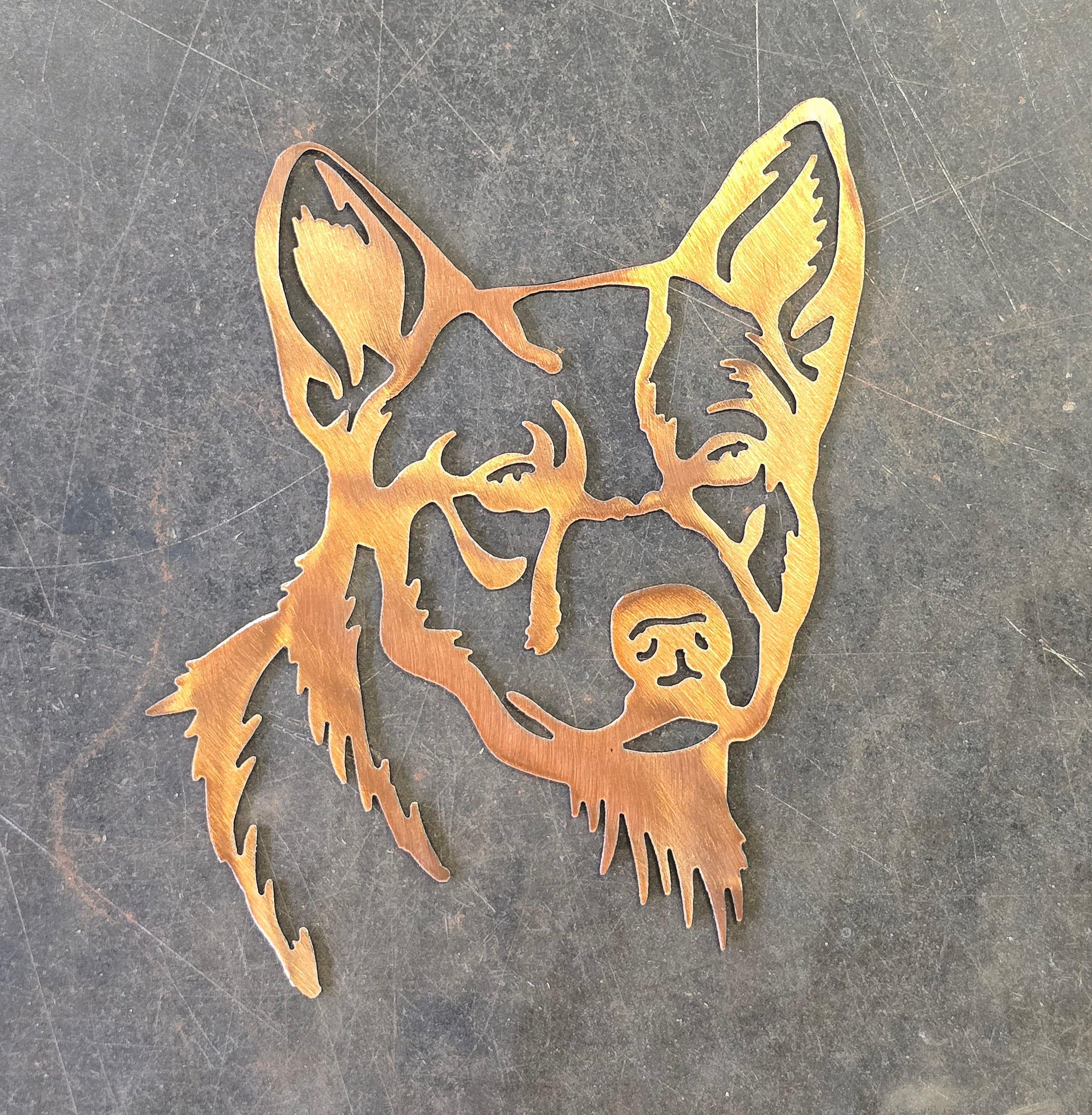 Australian Cattle Dog Metal Art
