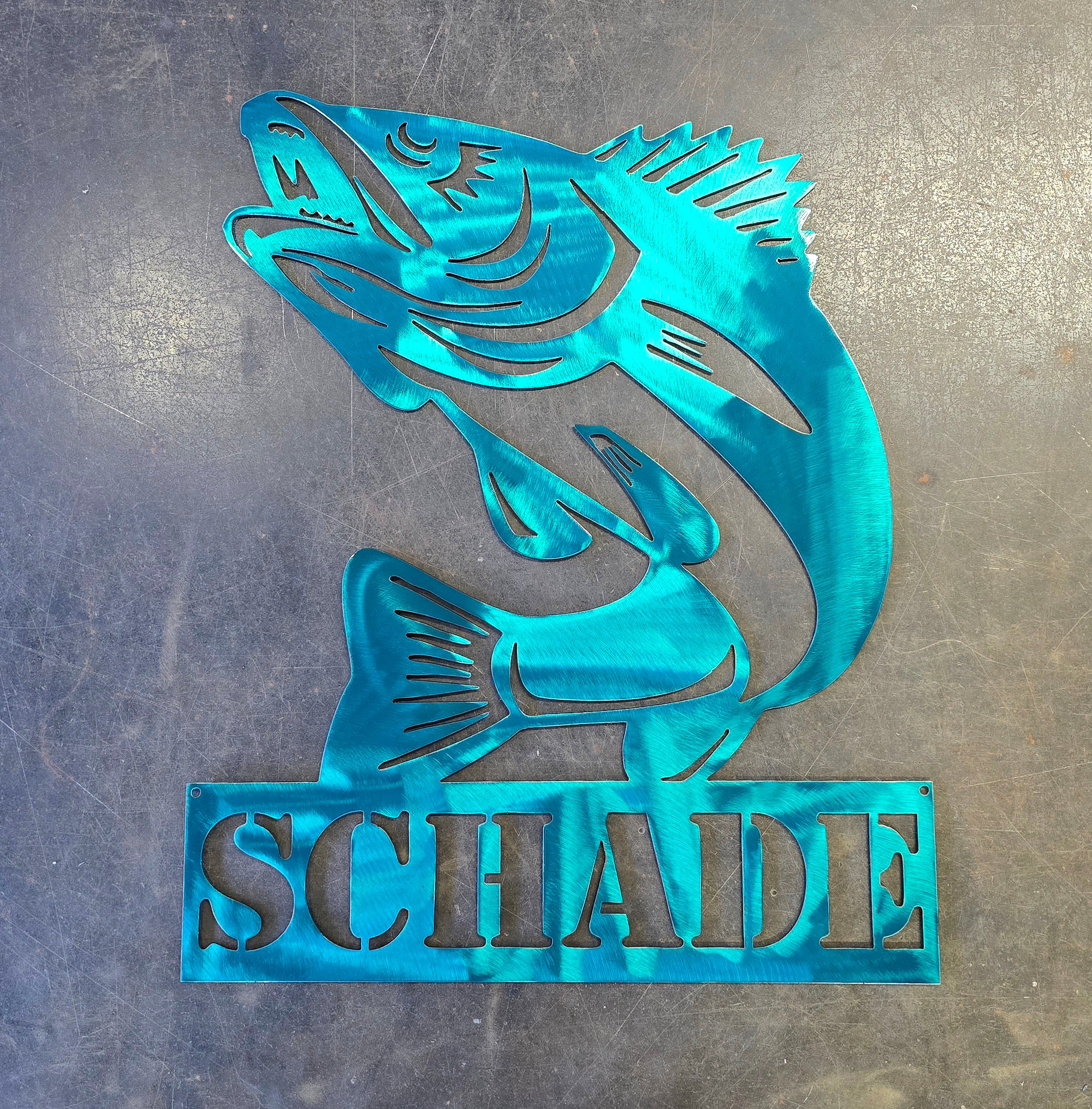 Walleye #1 Metal Art