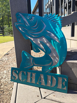 Walleye Metal Wall Art