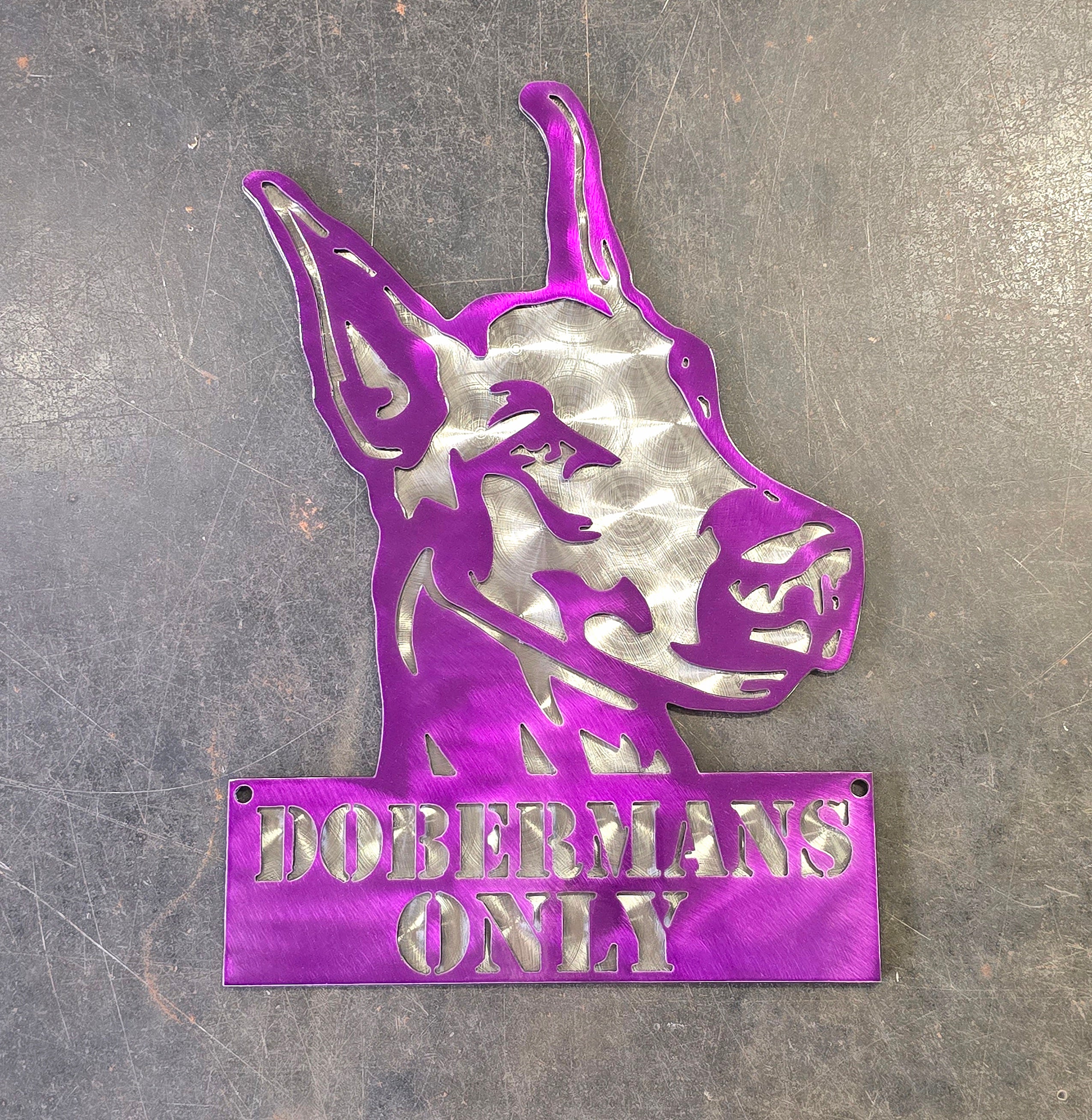 Doberman Pinscher #1 Metal Art