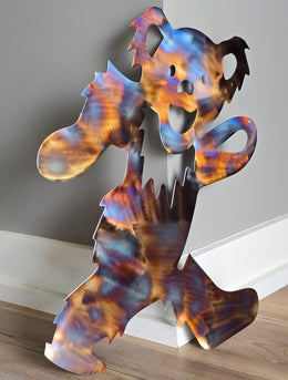 Grateful Dead Dancing Bear Metal Wall Art