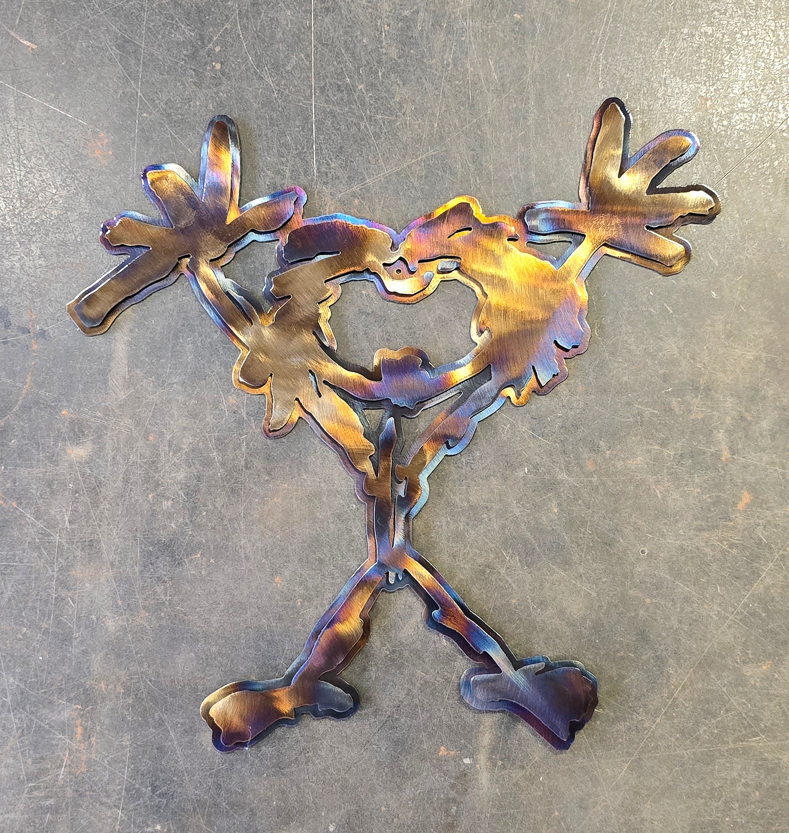 Pearl Jam "Stickman" Metal Art