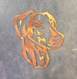 Doberman Pinscher Metal Wall Art