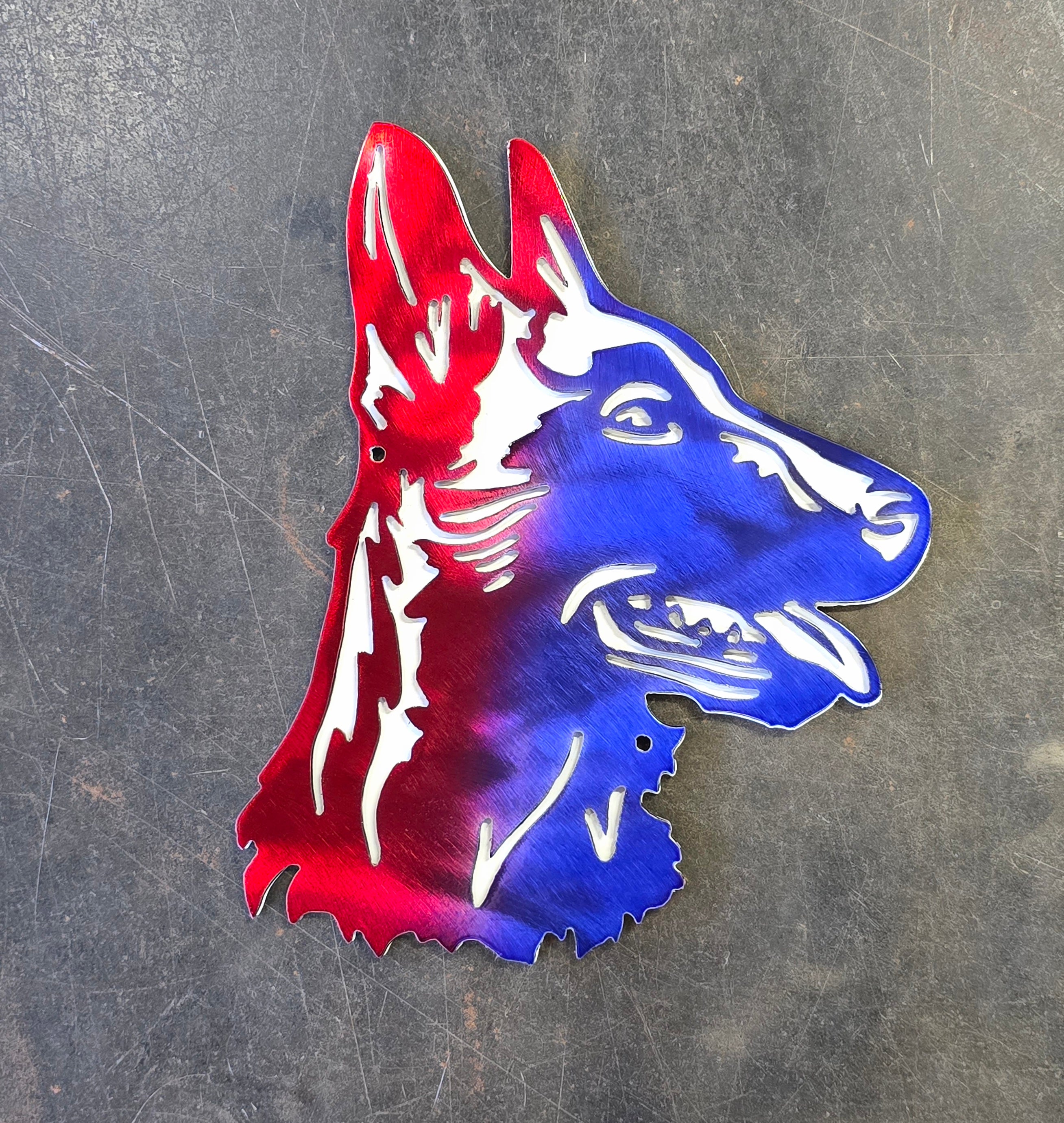 Belgian Malinois #2 Metal Art