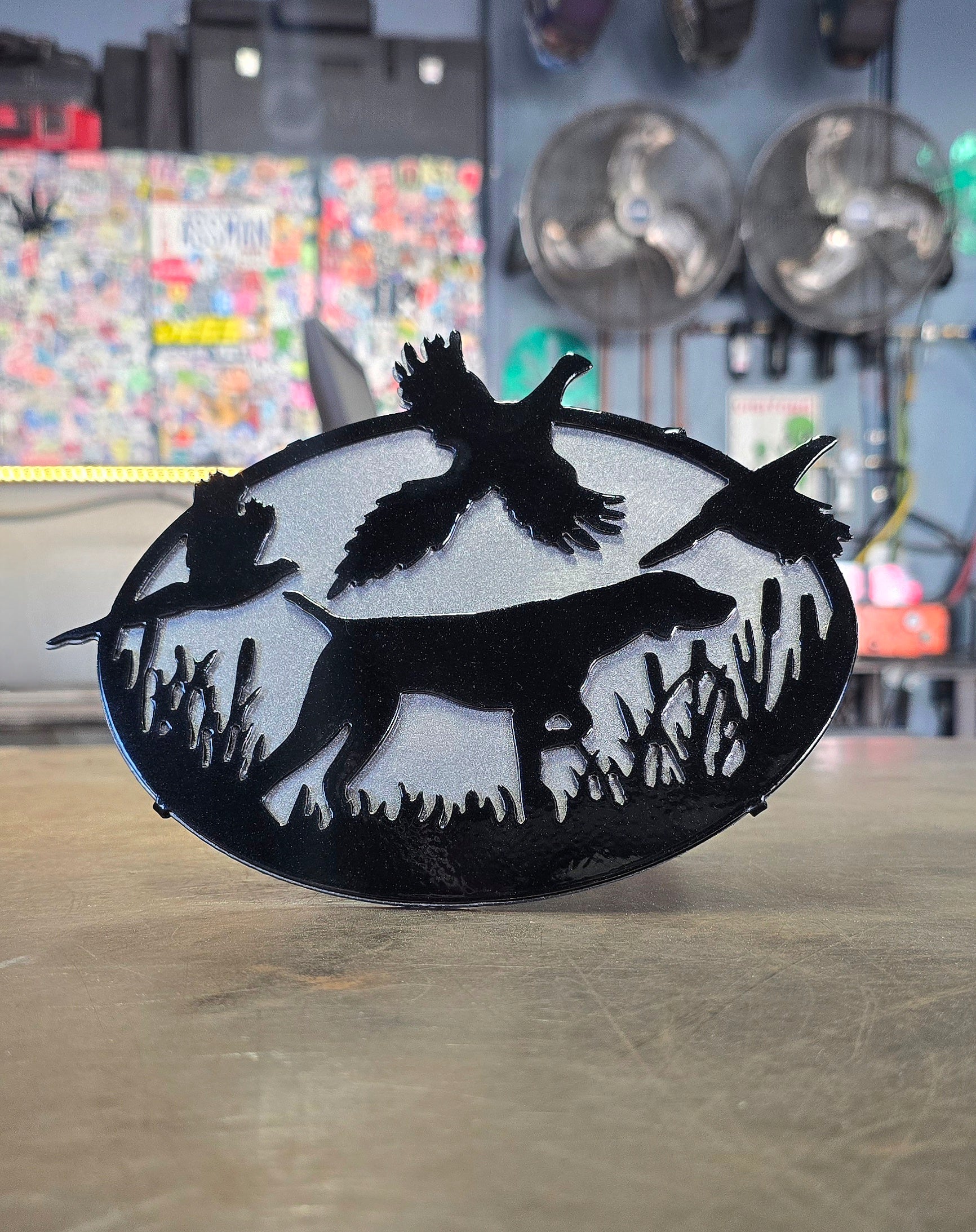 German Shorthaired Pointer & Pheasants Hitch Cover