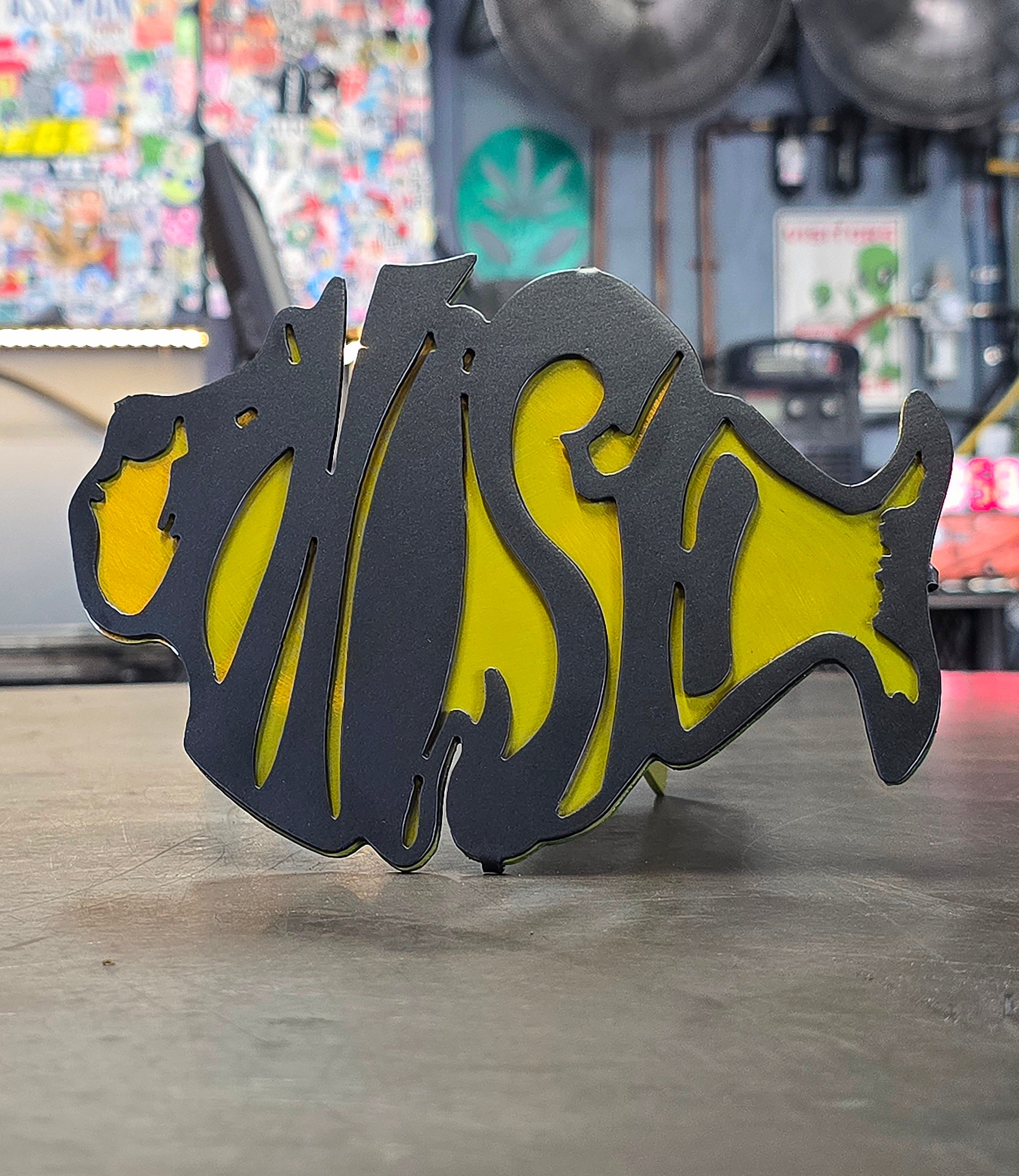 Matte Black & Yellow Candy