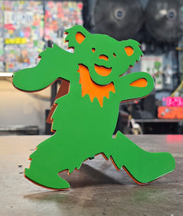 Dancing Bear Metal Hitch Cover