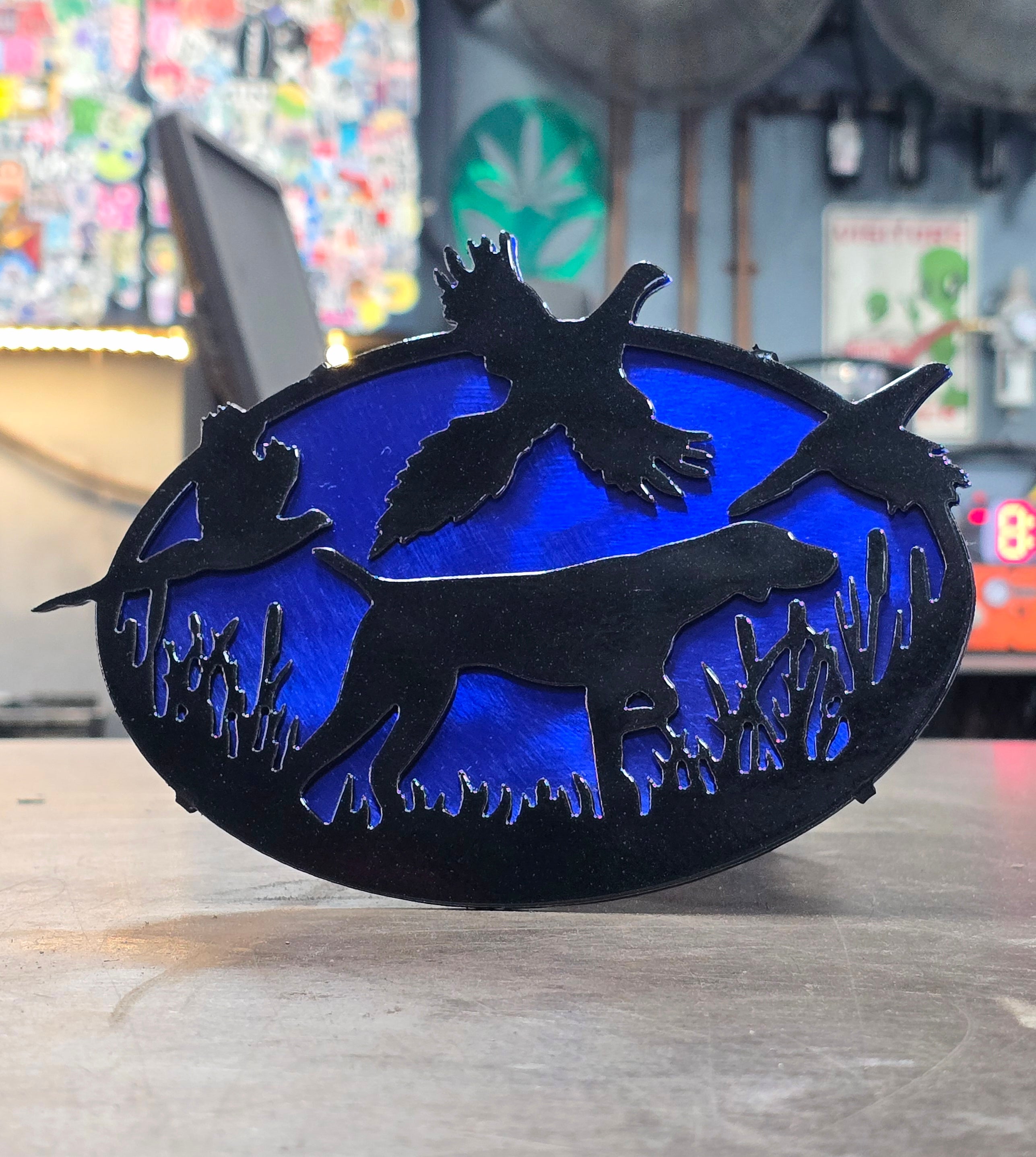 German Shorthaired Pointer & Pheasants Hitch Cover