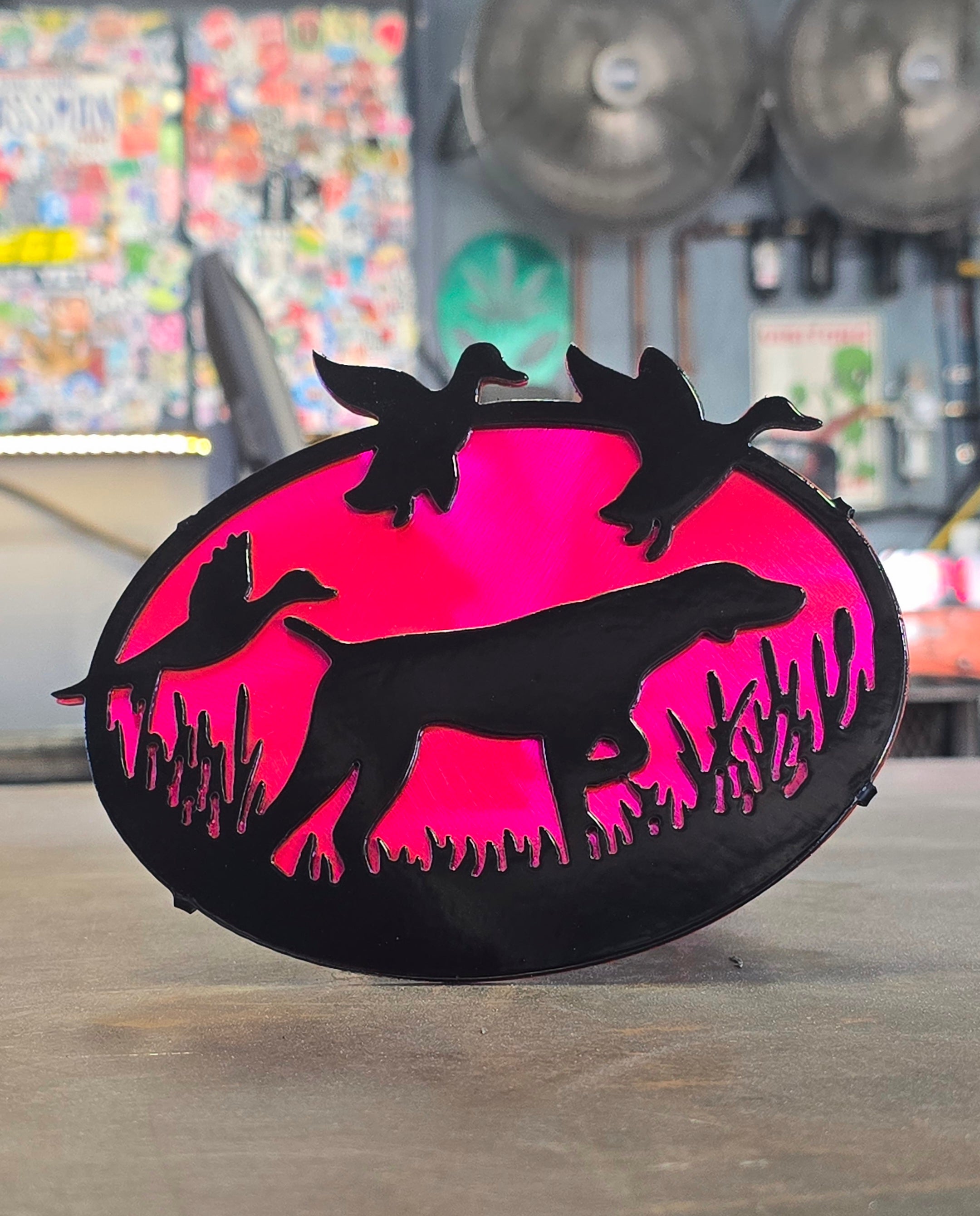 German Shorthaired Pointer & Pheasants Hitch Cover