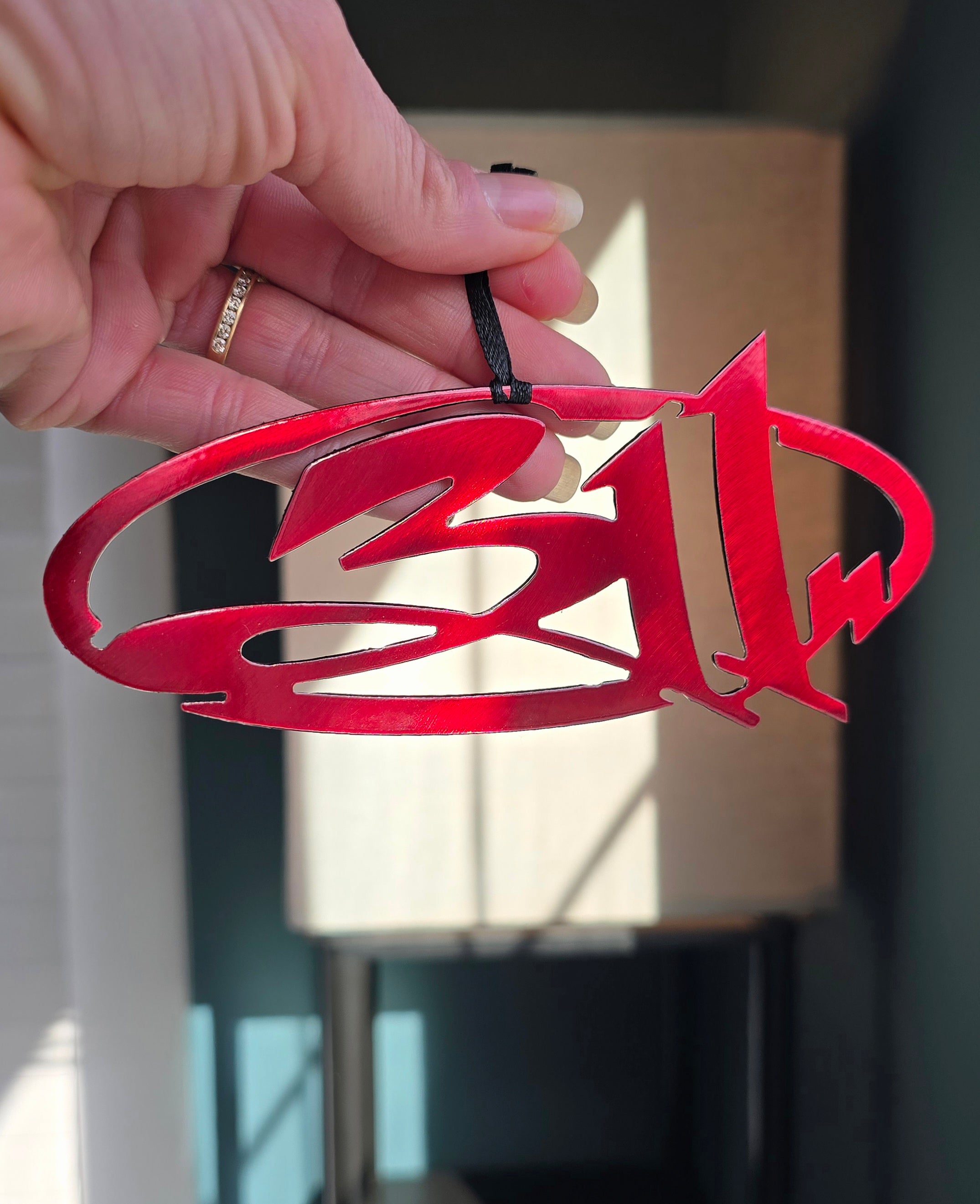 レッド ハートロゴ Jazzercise Music Culture Collection | Band & Artist Inspired Metal Art
