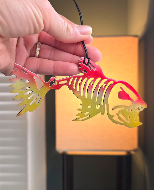 Fish Skeleton Ornament