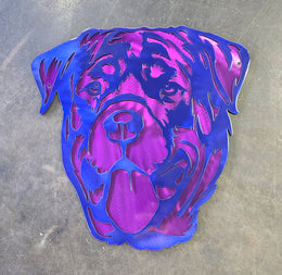 Rottweiler Metal Wall Art