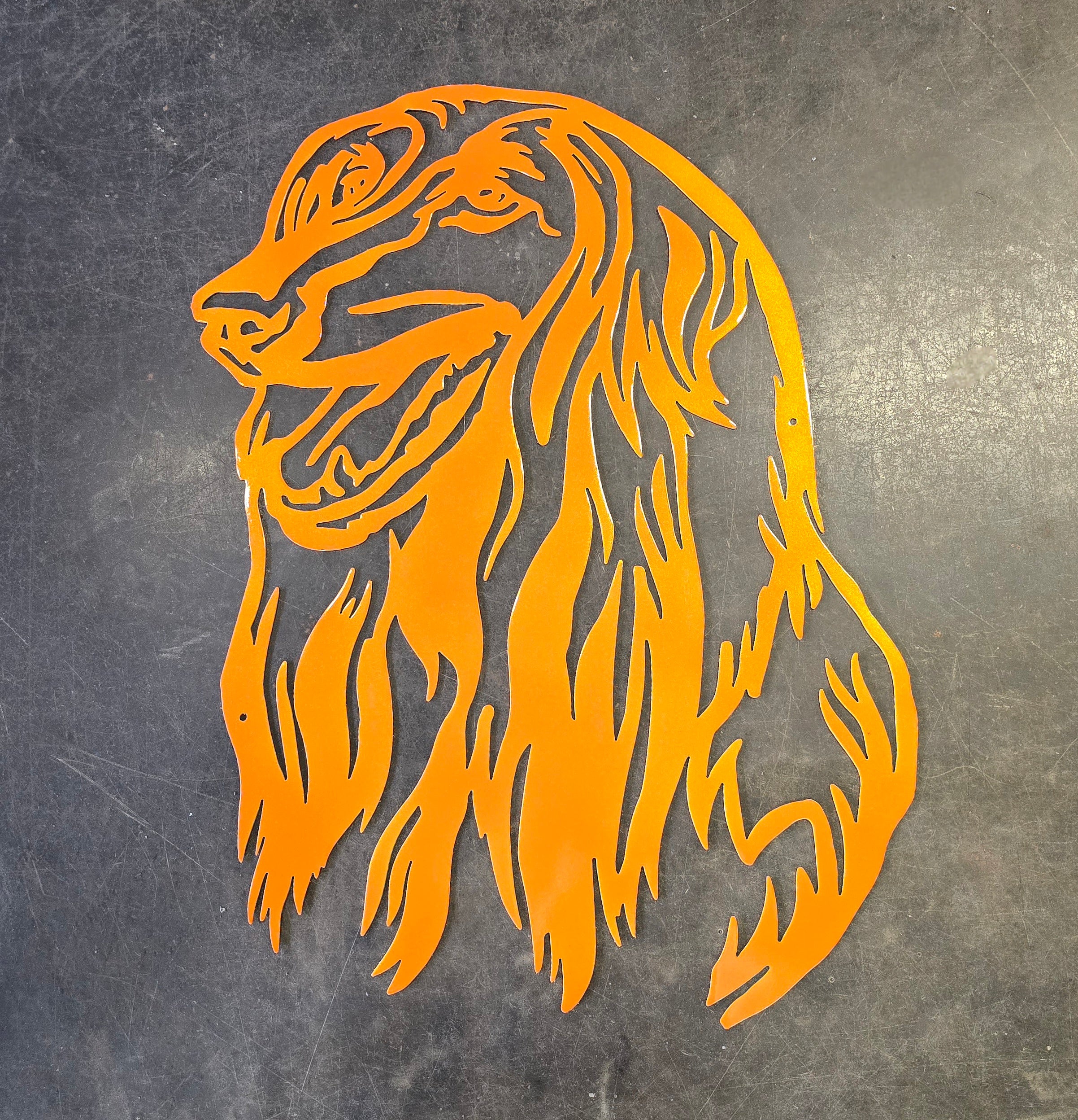 Afghan Hound Metal Art