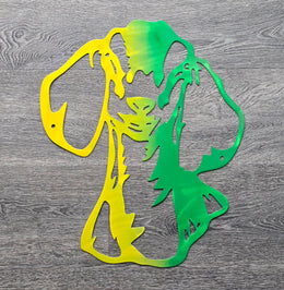 Nubian Goat Metal Wall Art
