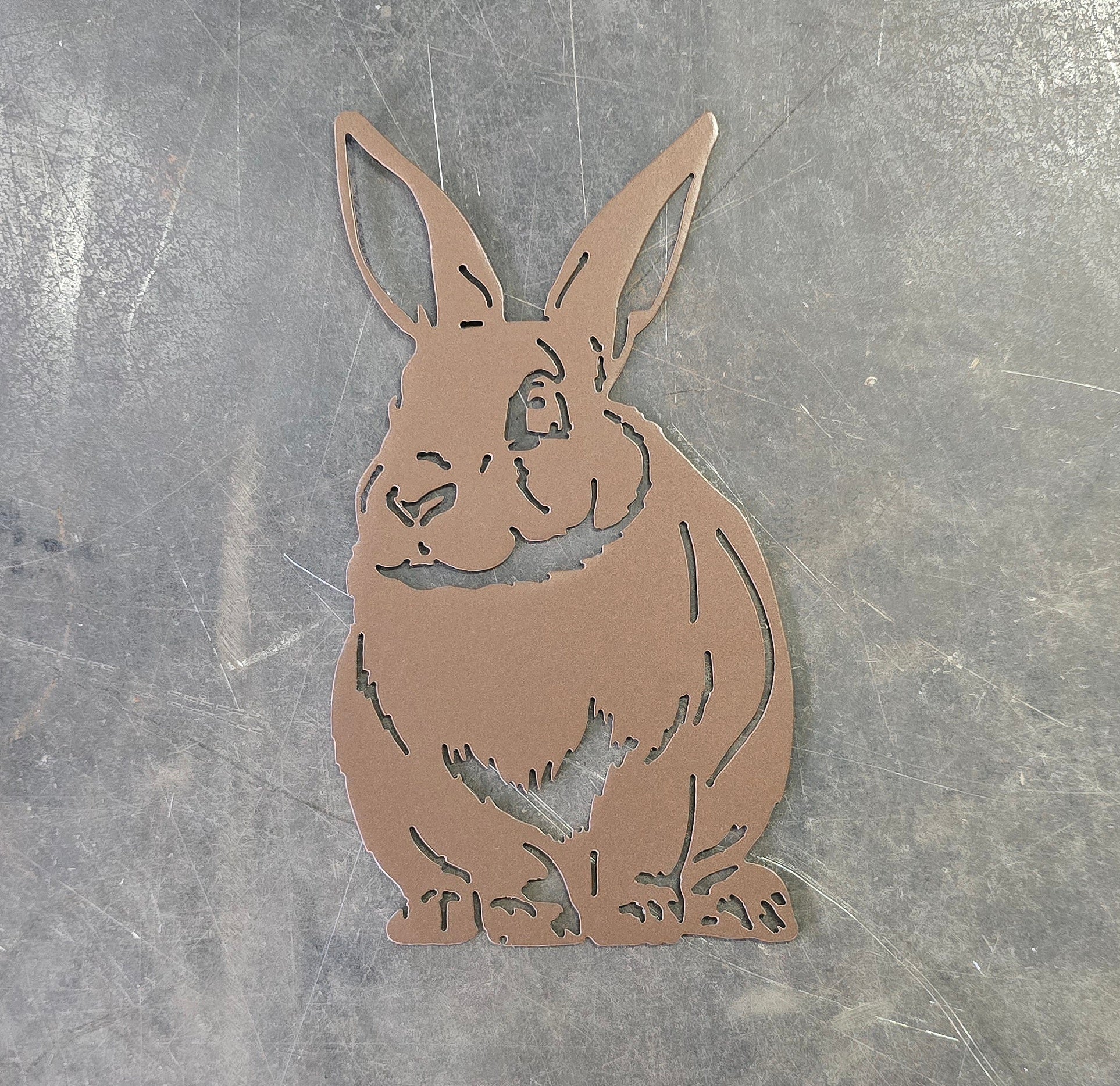Rabbit Metal Wall Art