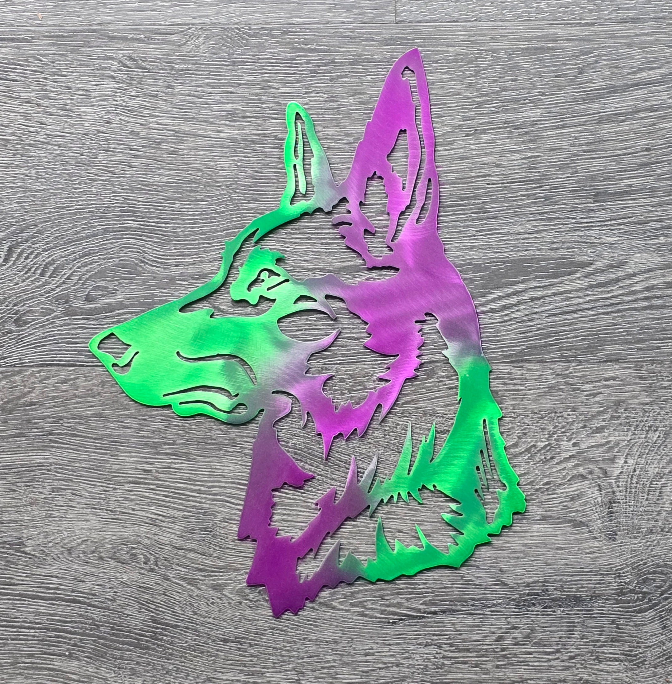 Belgian Malinois Metal Wall Art #1