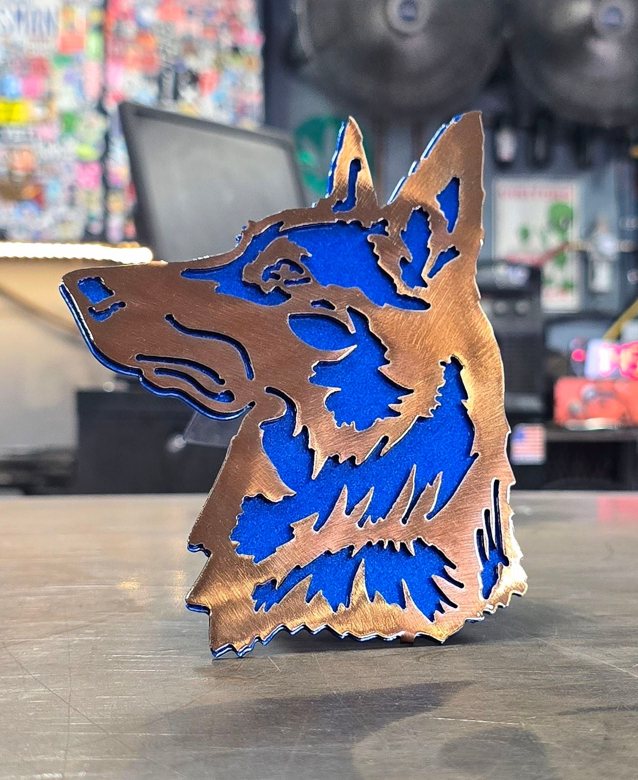 Belgian Malinois Metal Hitch Cover #1