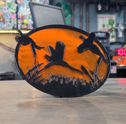 Pheasants Metal Hitch Cover