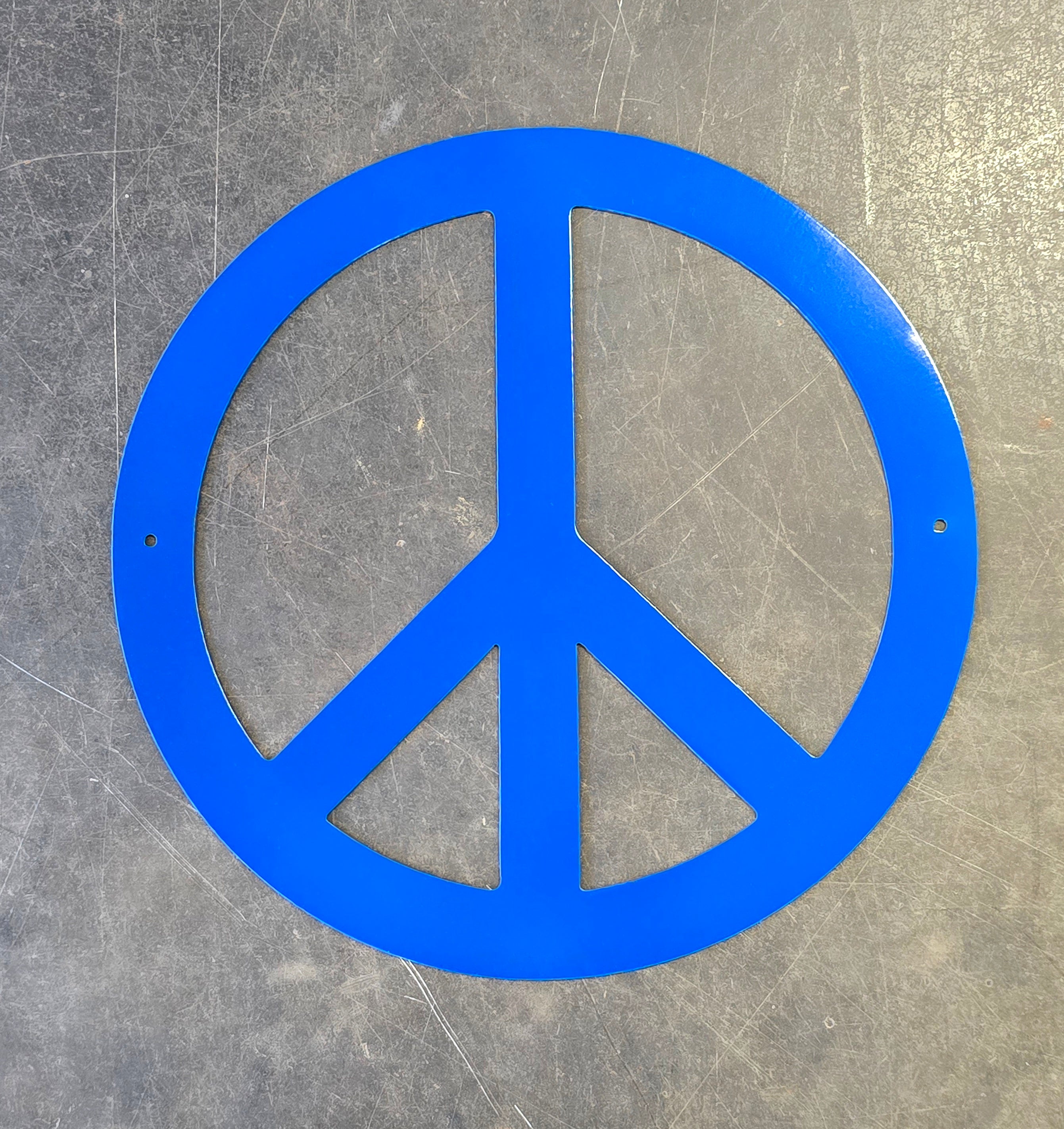Peace Sign Metal Wall Art
