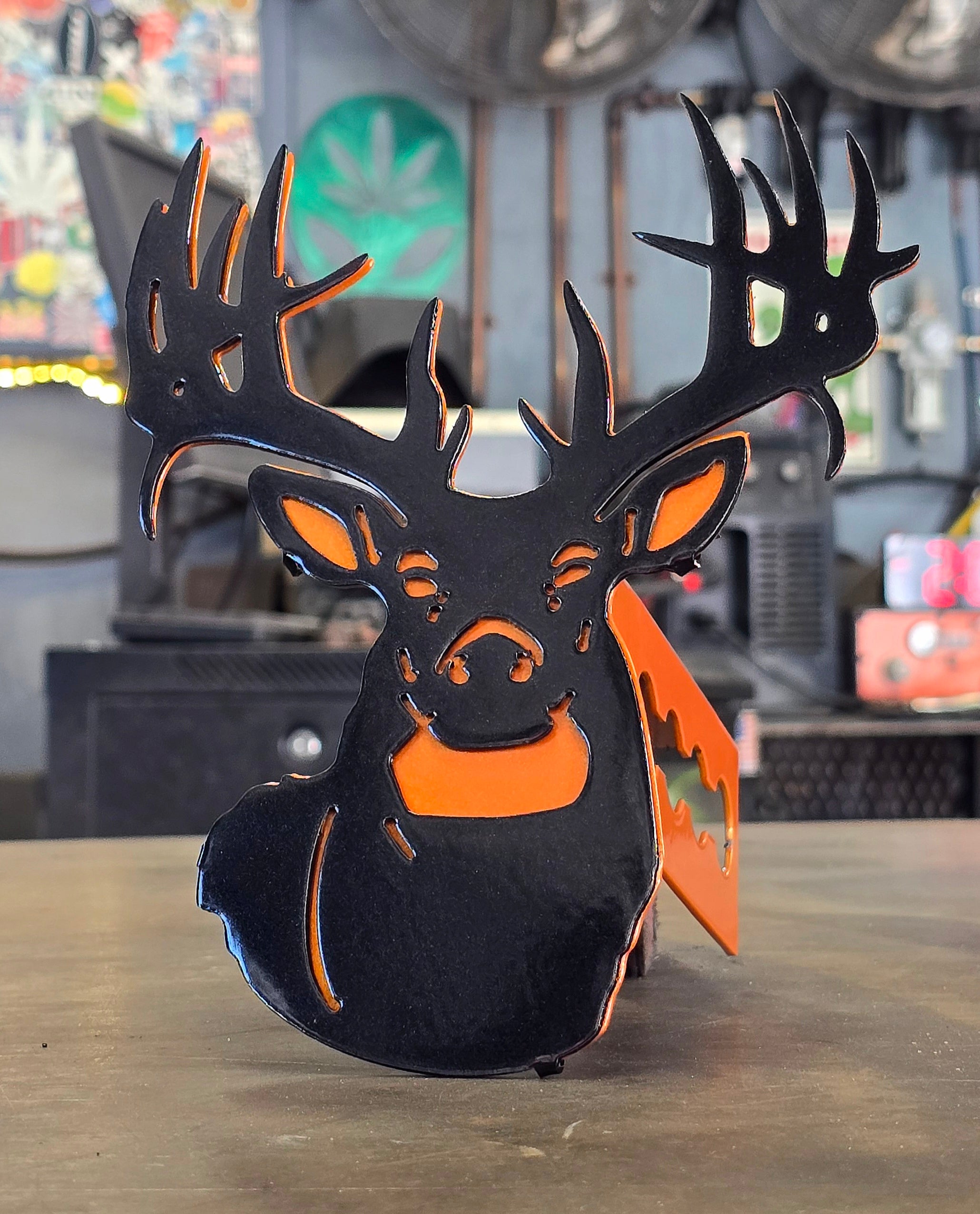 White-Tailed Deer Metal Hitch Cover #2