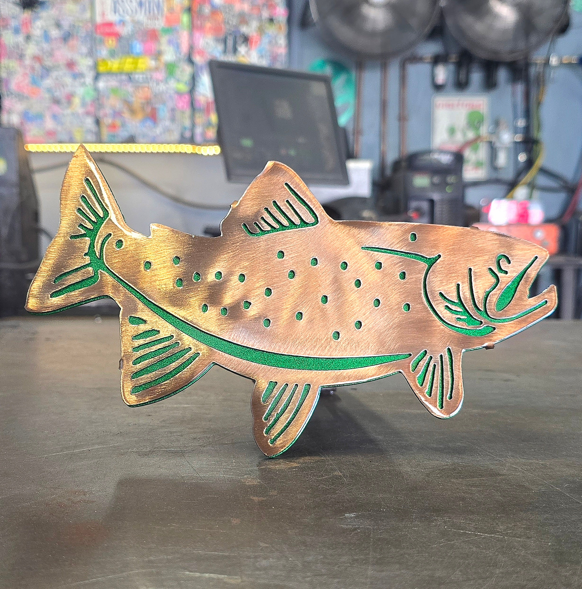 Trout Metal Hitch Cover