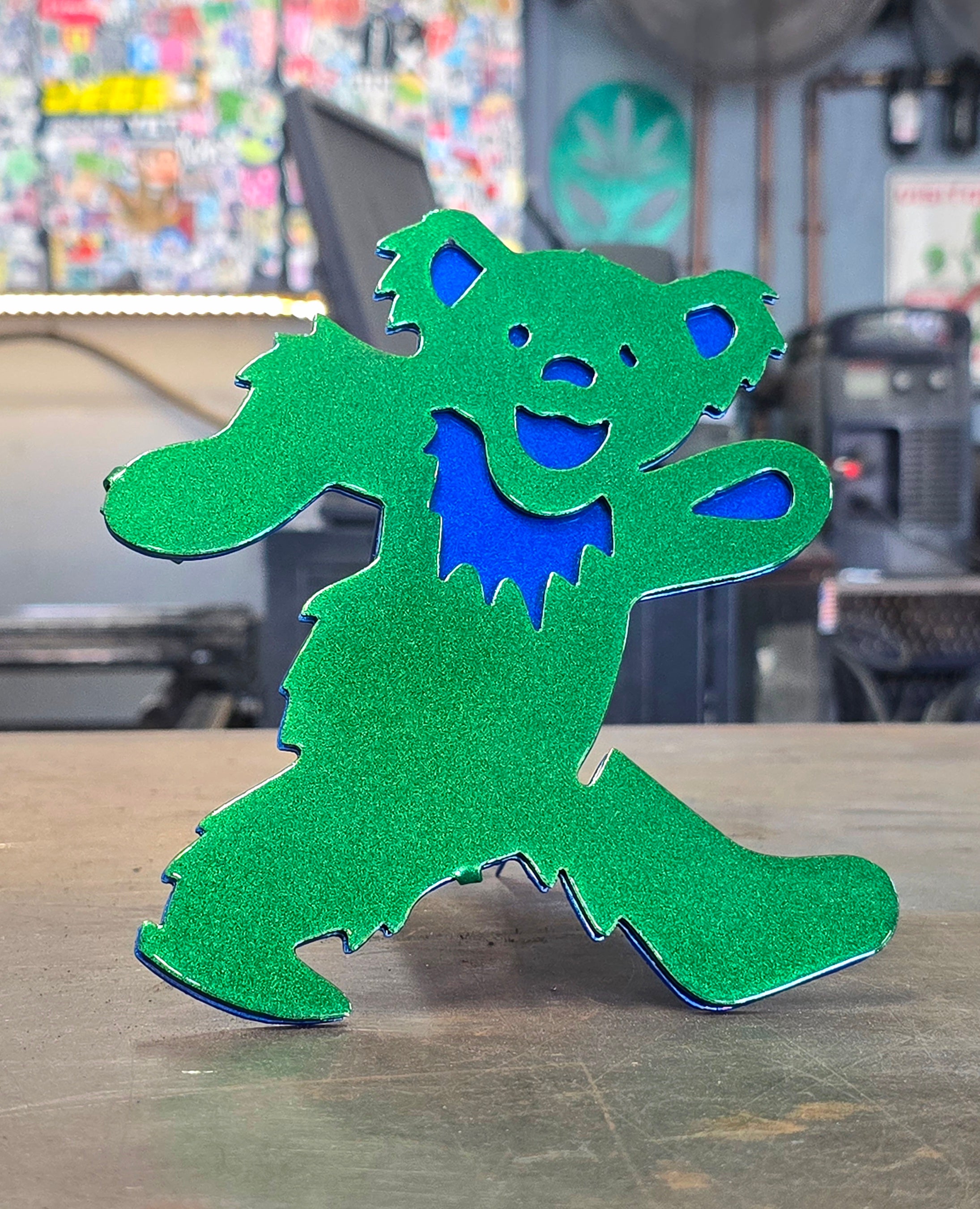 Dancing Bear Metal Hitch Cover