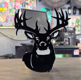 White-Tailed Deer Metal Hitch Cover