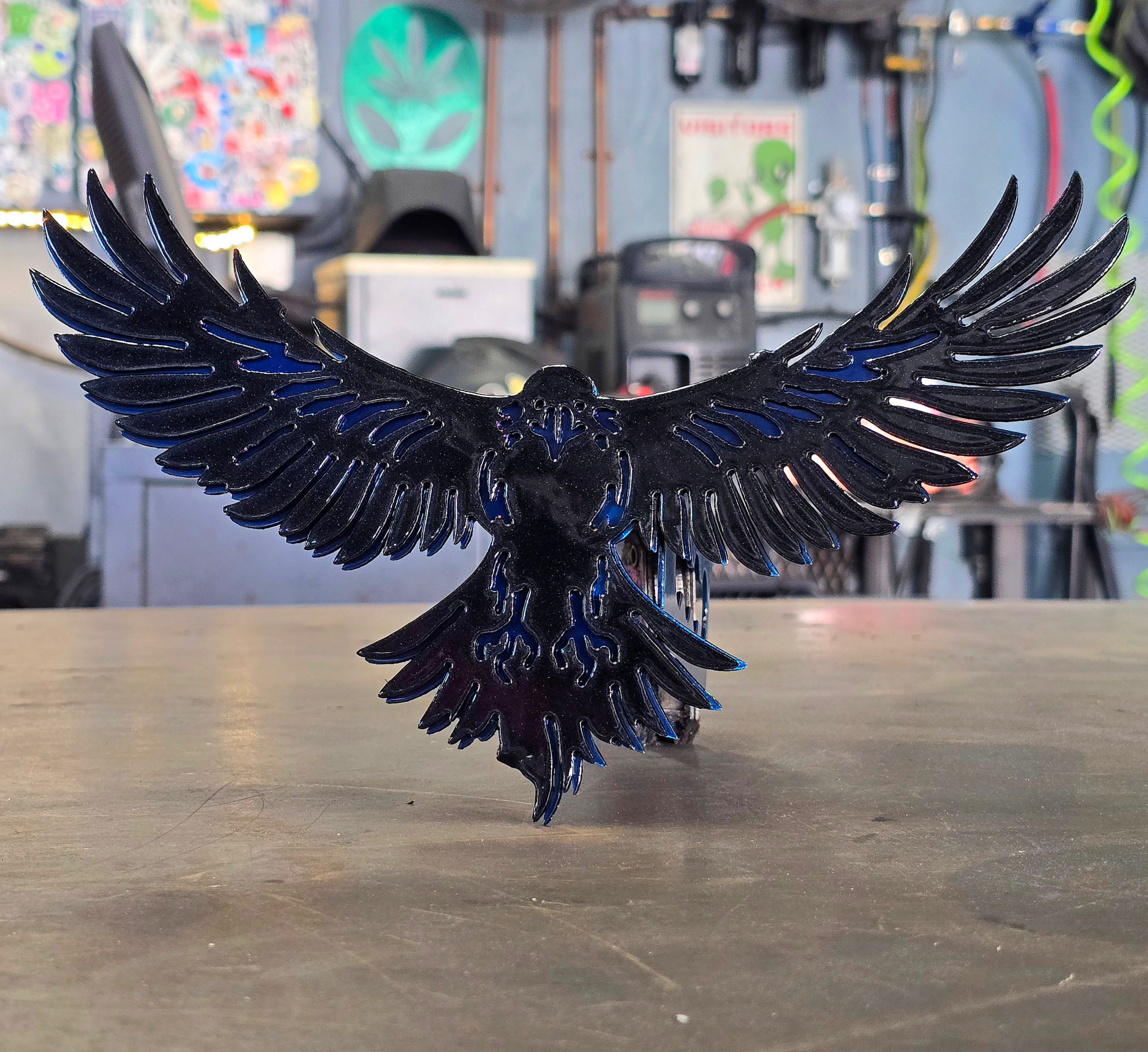 Raven Metal Hitch Cover