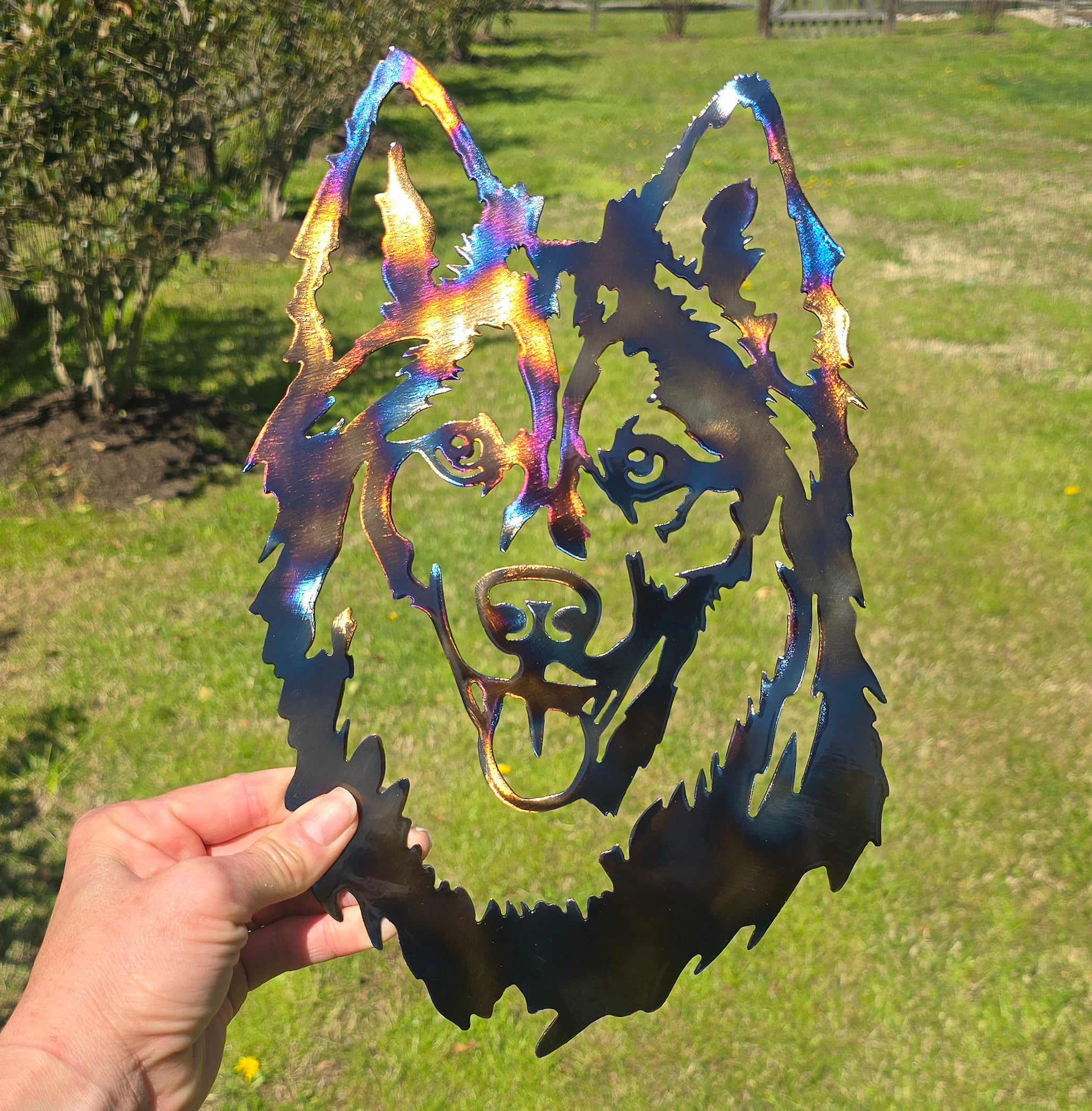 Husky Metal Wall Art #1