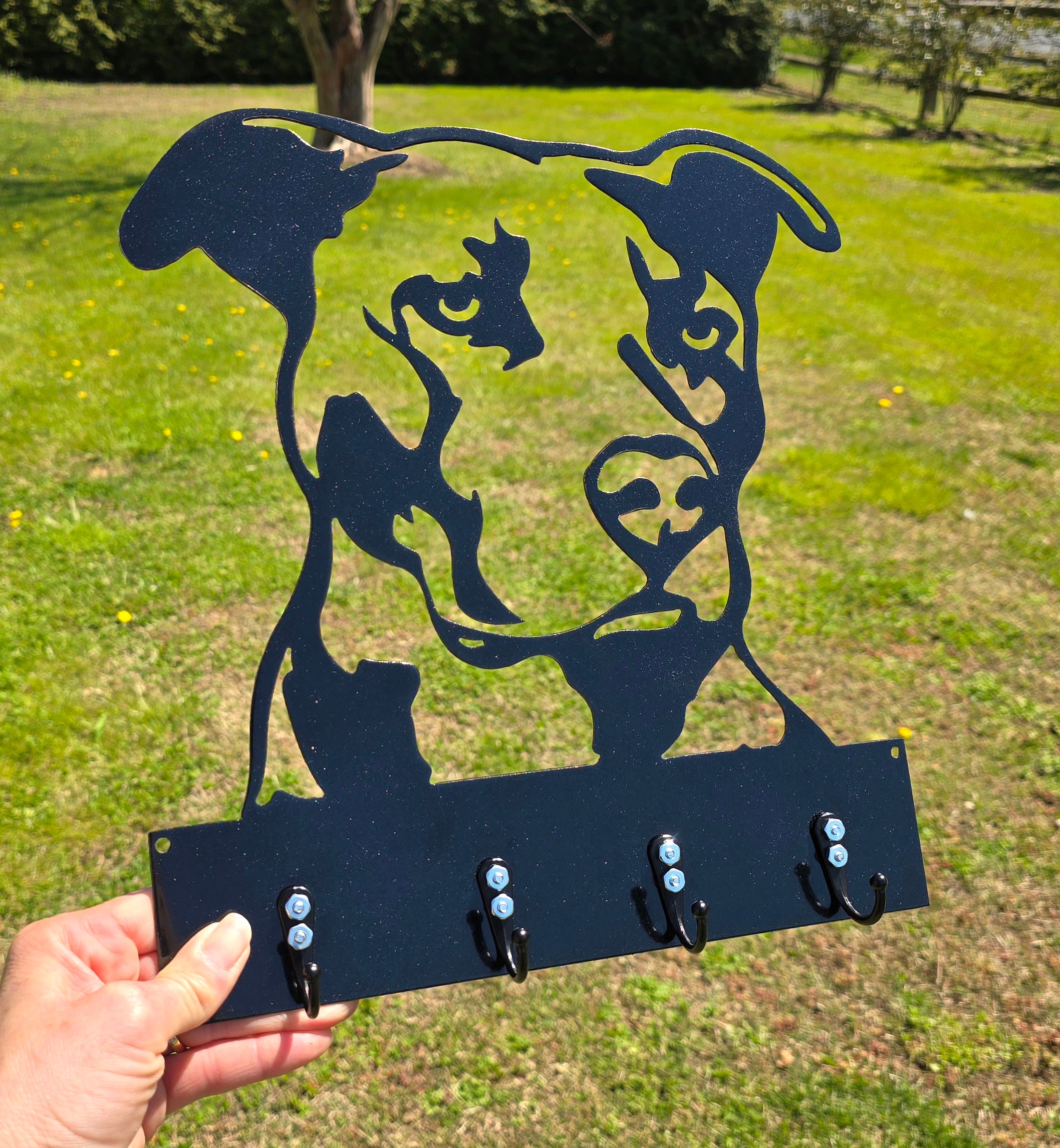 Pitbull Key & Leash Hanger #1