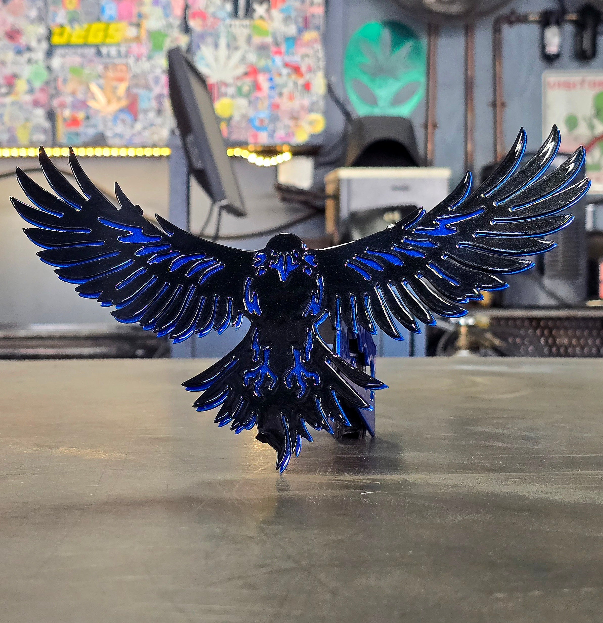 Raven Metal Hitch Cover