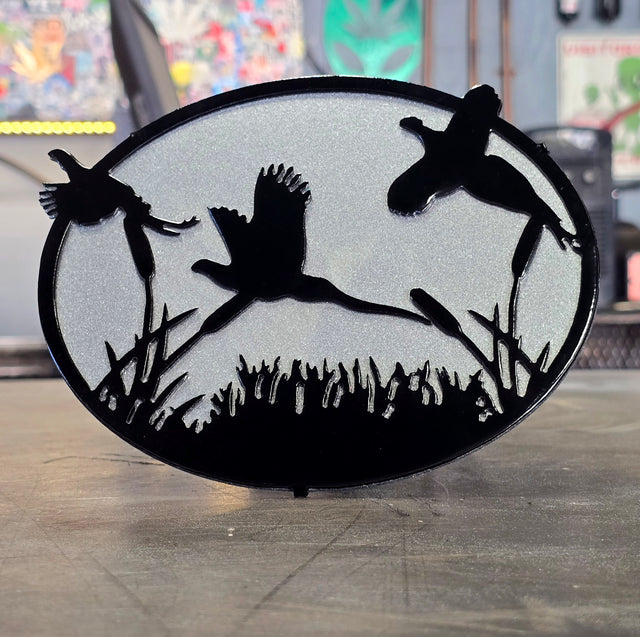 Pheasants Metal Hitch Cover