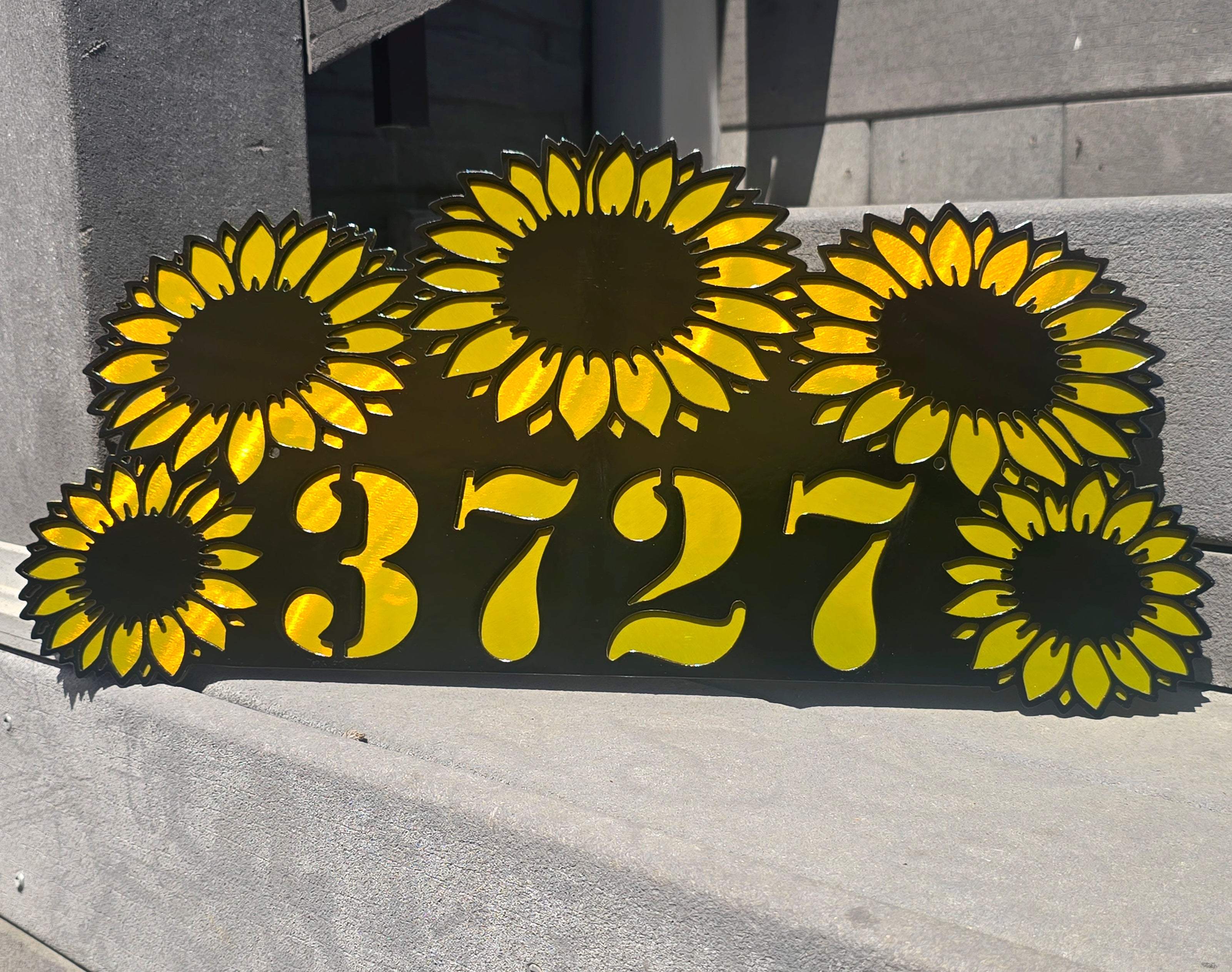 Sunflower Address & Name Sign #2