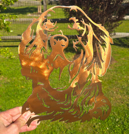 Golden Retriever Metal Wall Art