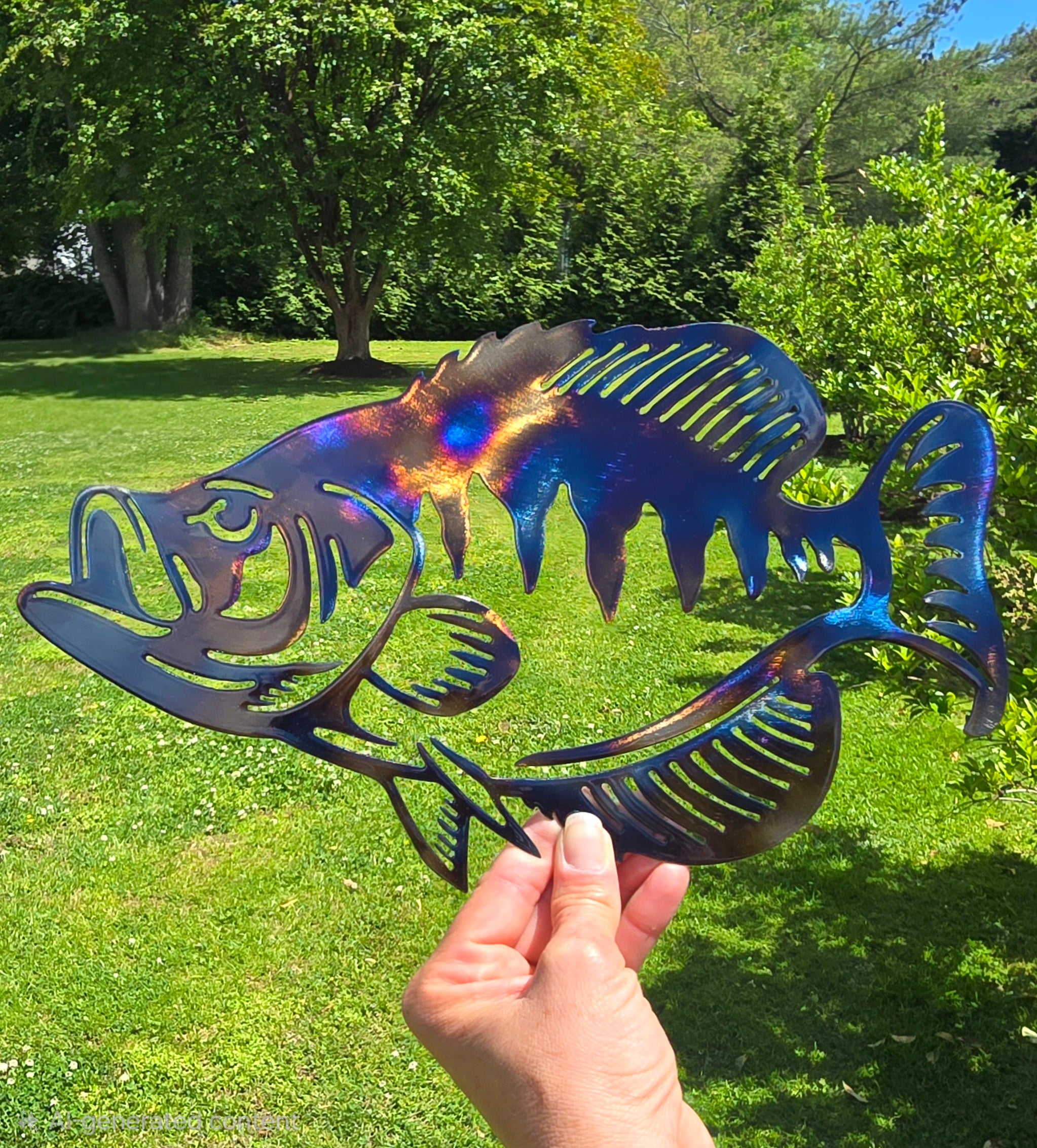 Crappie Metal Wall Art