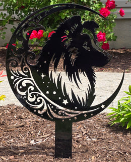 Sheltie Moon Garden Stake