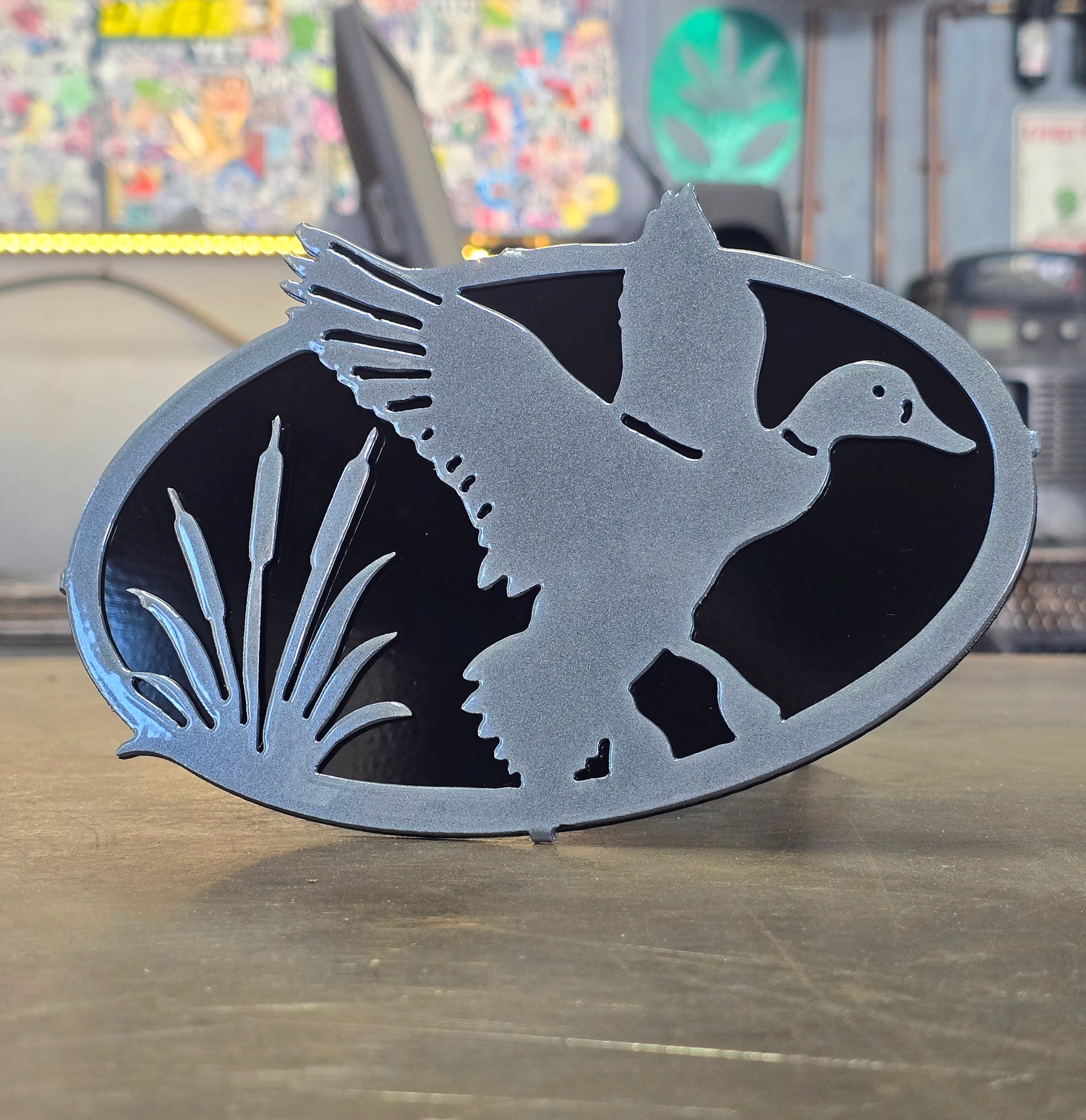 Mallard Duck Metal Hitch Cover