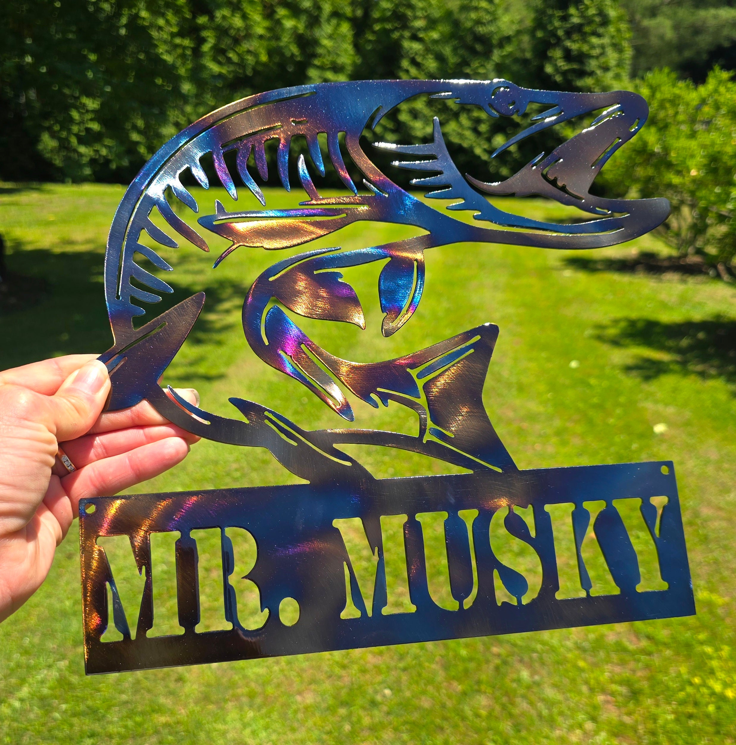 Muskie Metal Wall Art