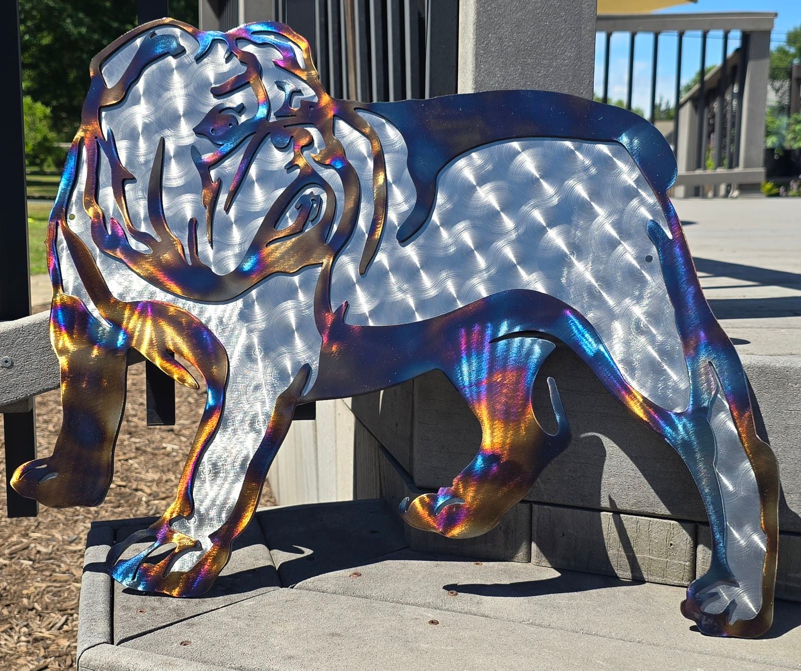 Bulldog Metal Wall Art #1- Sale