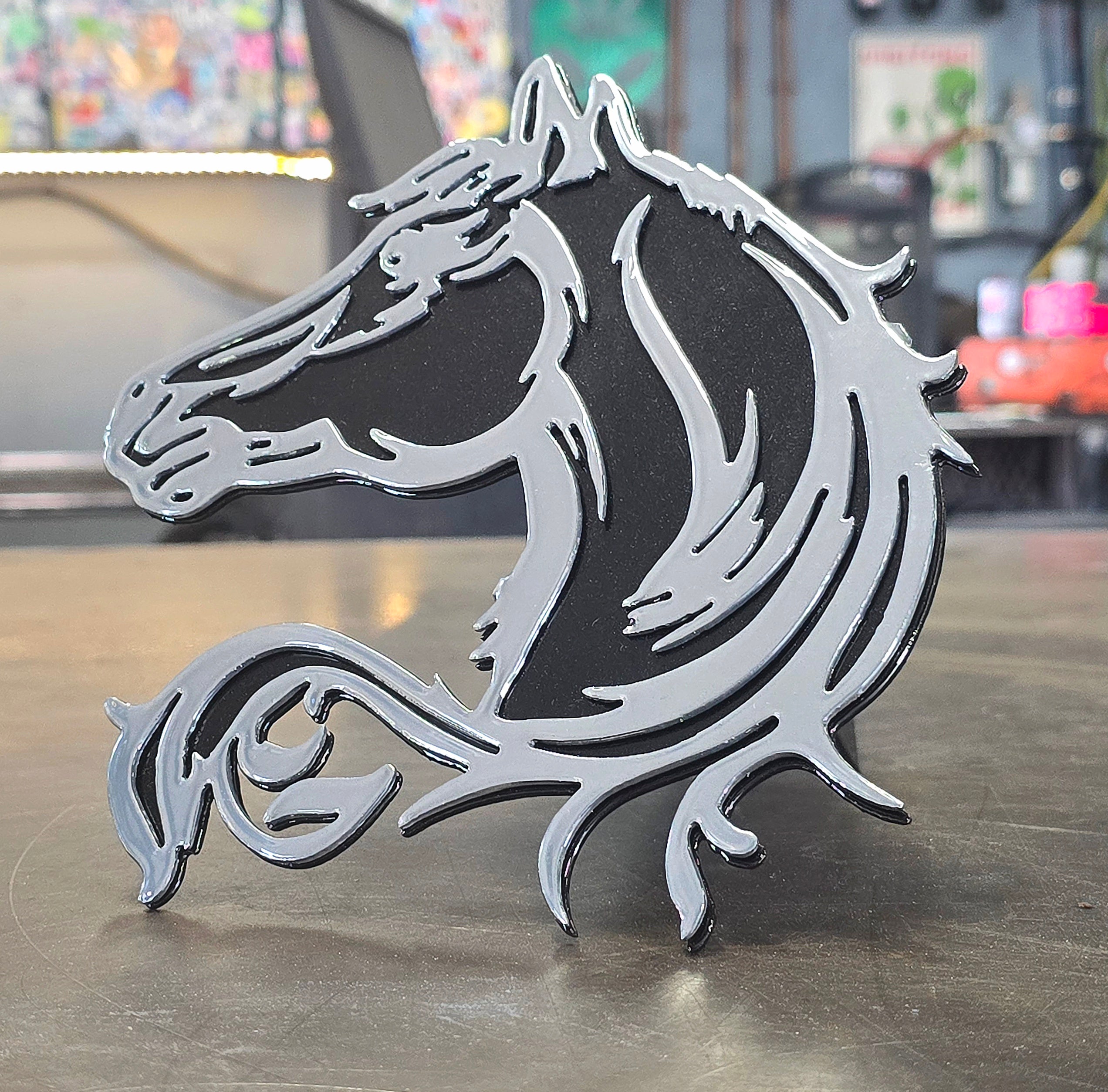 Horse Metal Hitch Cover #1