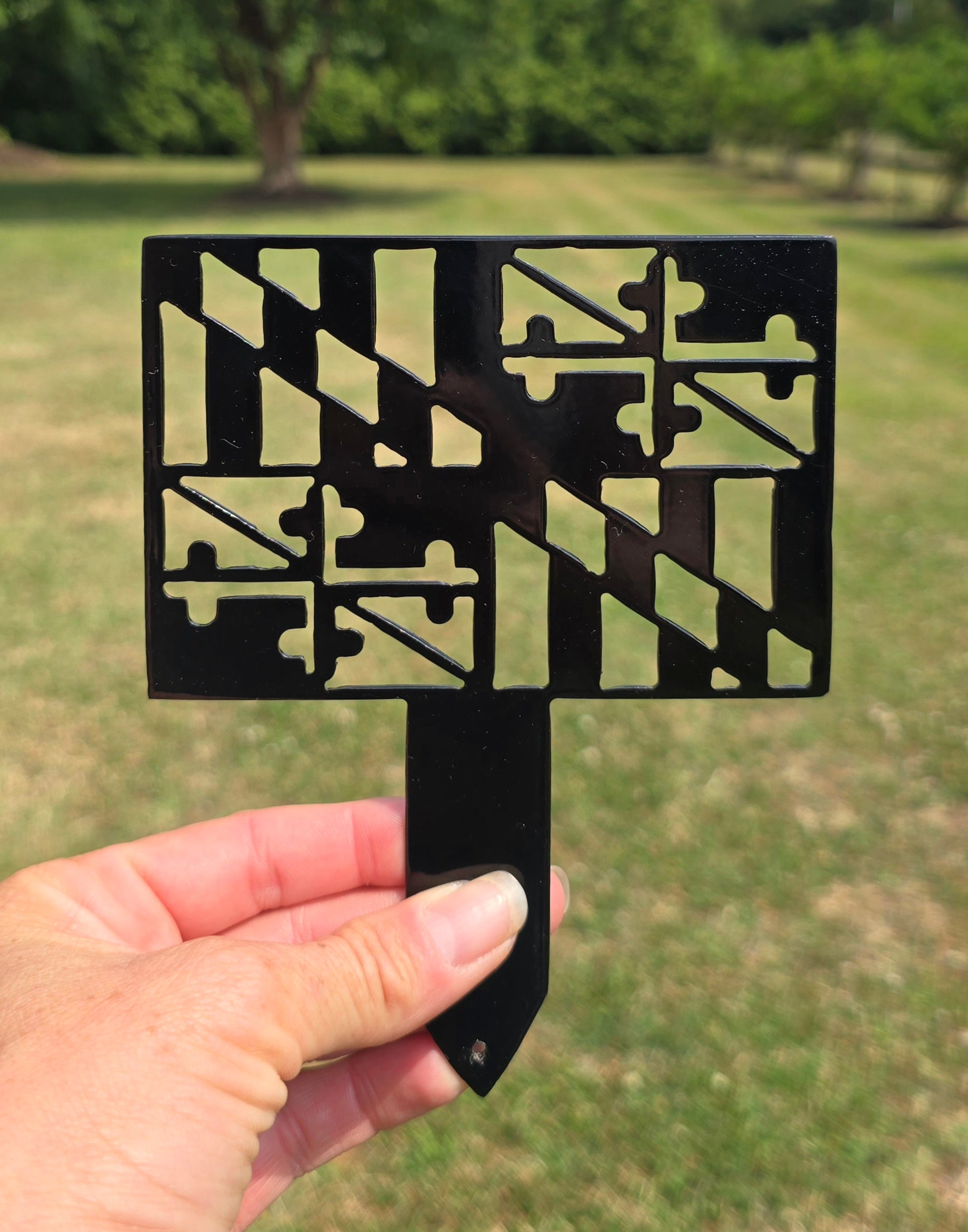 Maryland Flag Metal Planter Stake - Sale