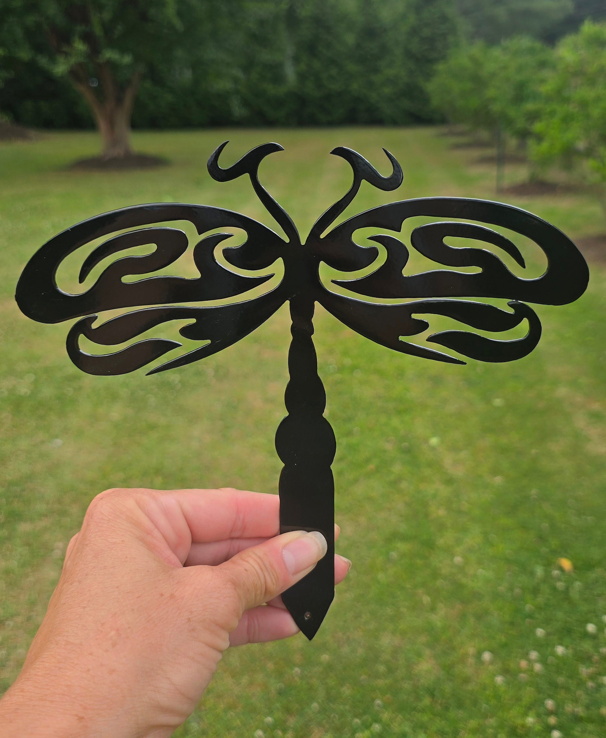 Dragonfly Metal Planter Stake - Sale