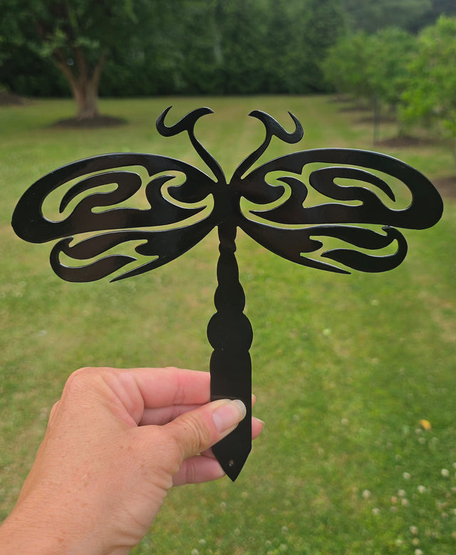 Dragonfly Metal Planter Stake - Sale
