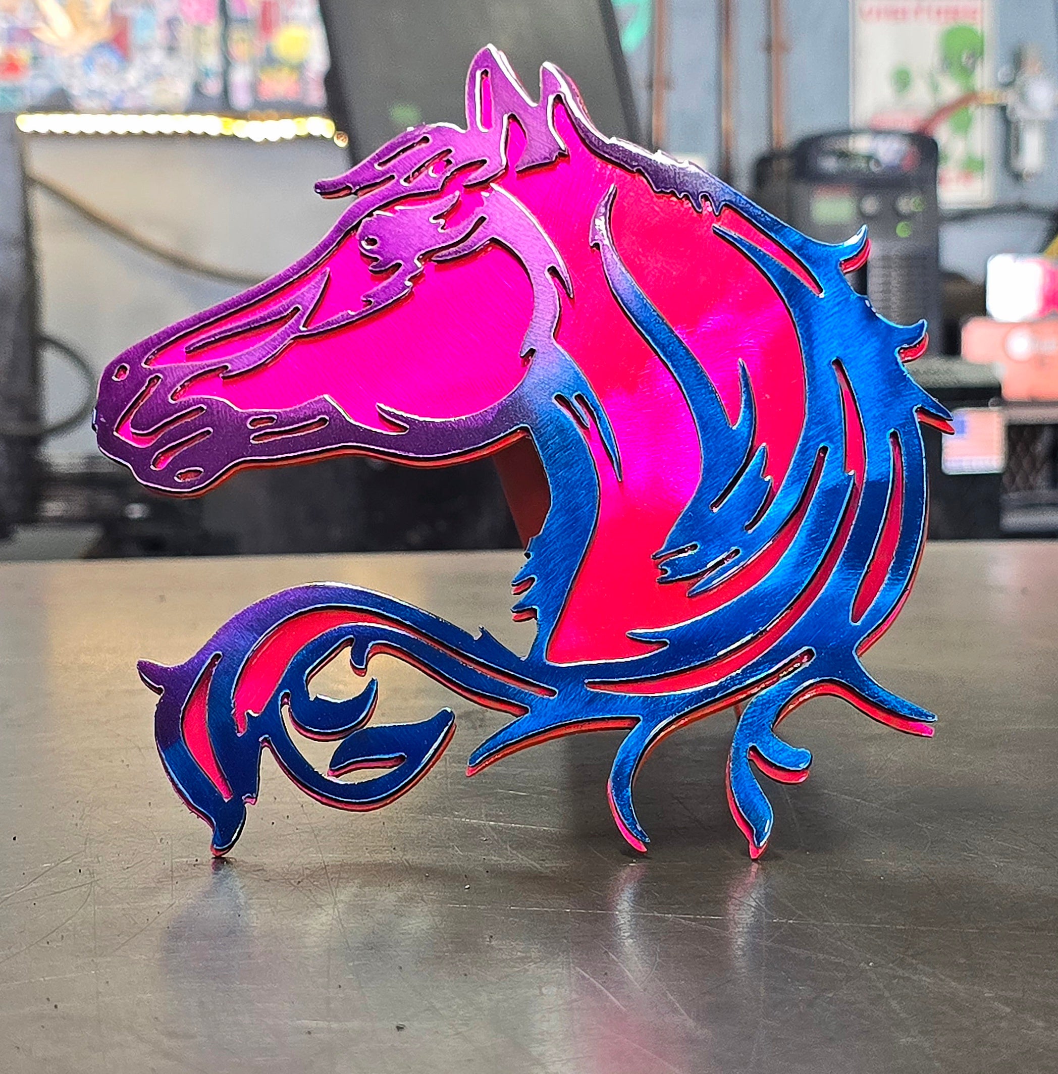Horse Metal Hitch Cover #1