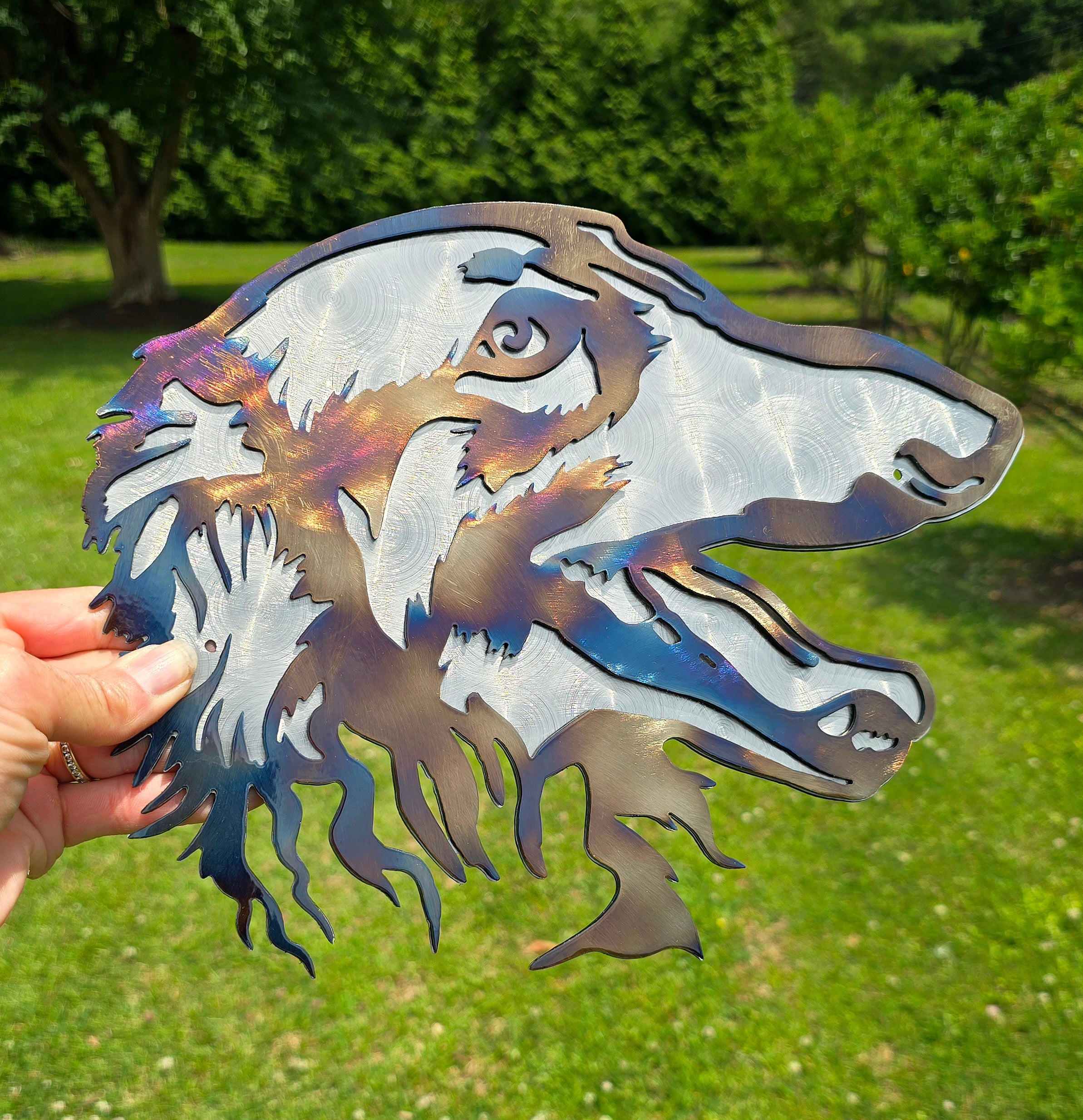Borzoi Metal Wall Art #1