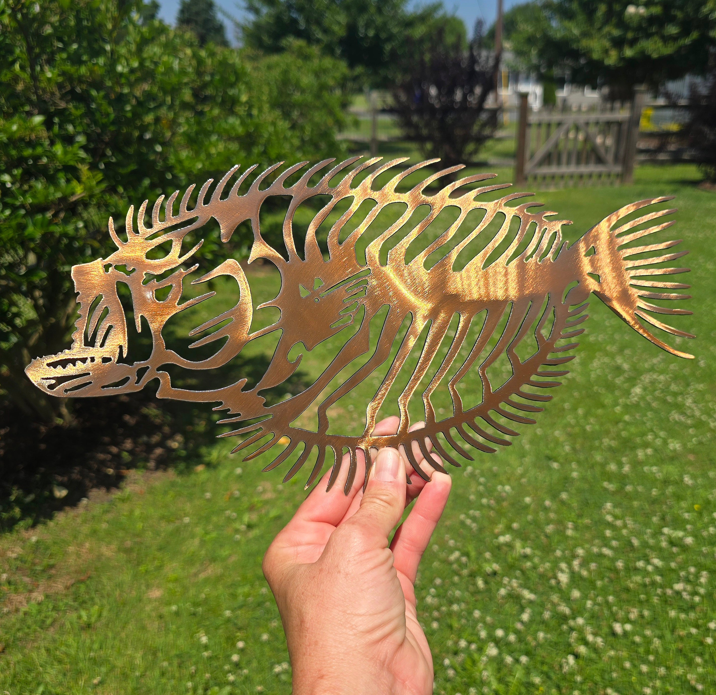 Flounder Metal Wall Art