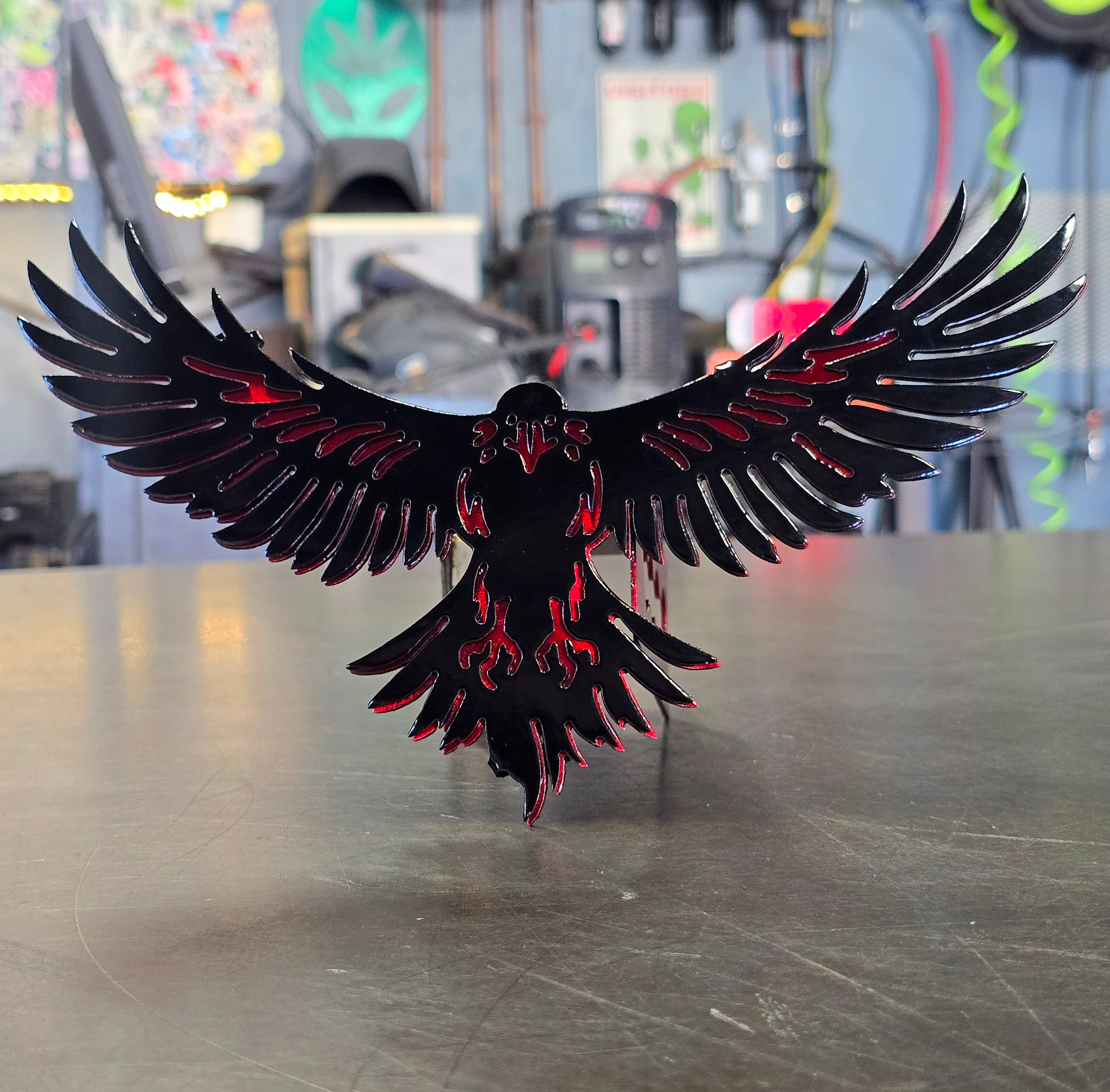 Raven Metal Hitch Cover